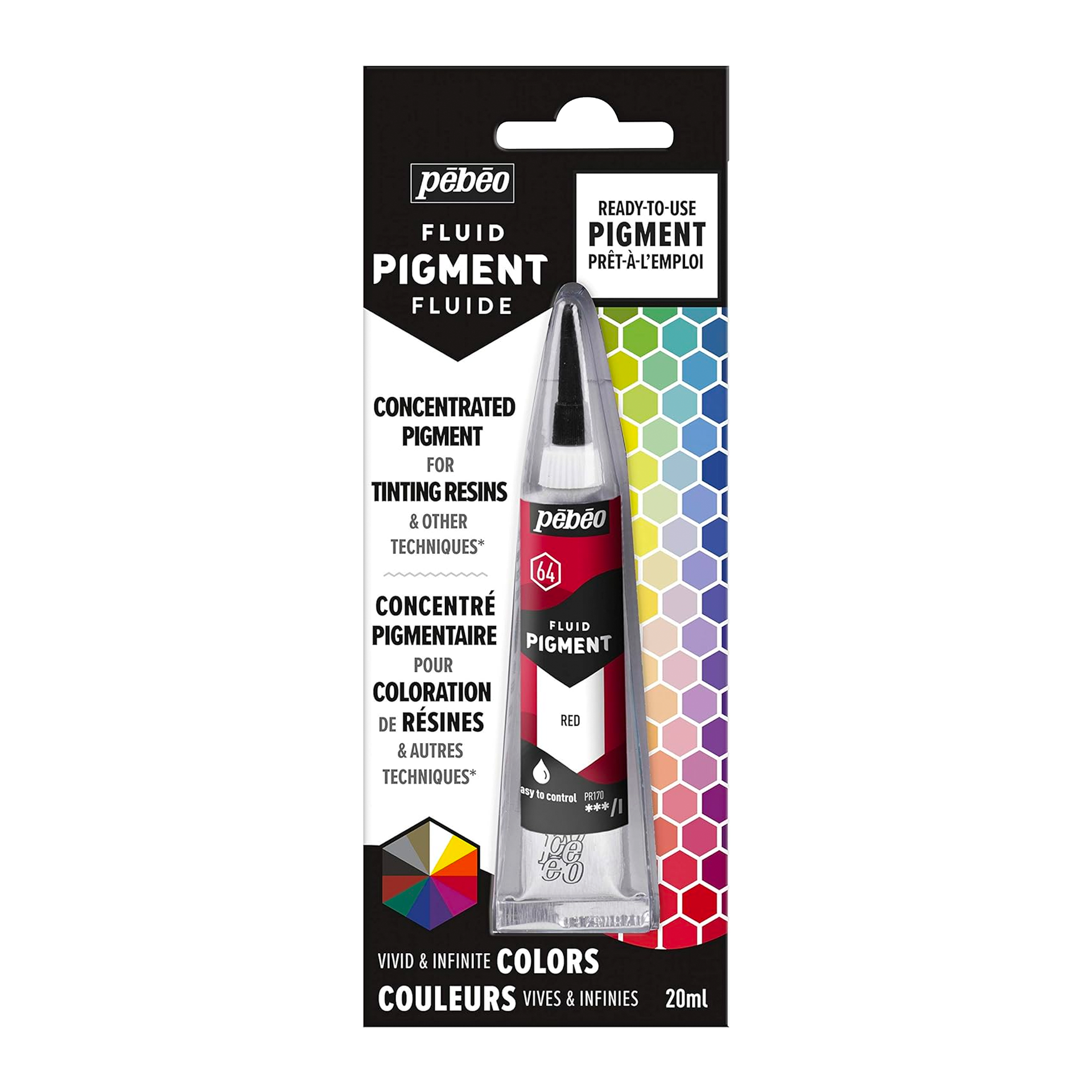 Pebeo Pigment för resin, röd