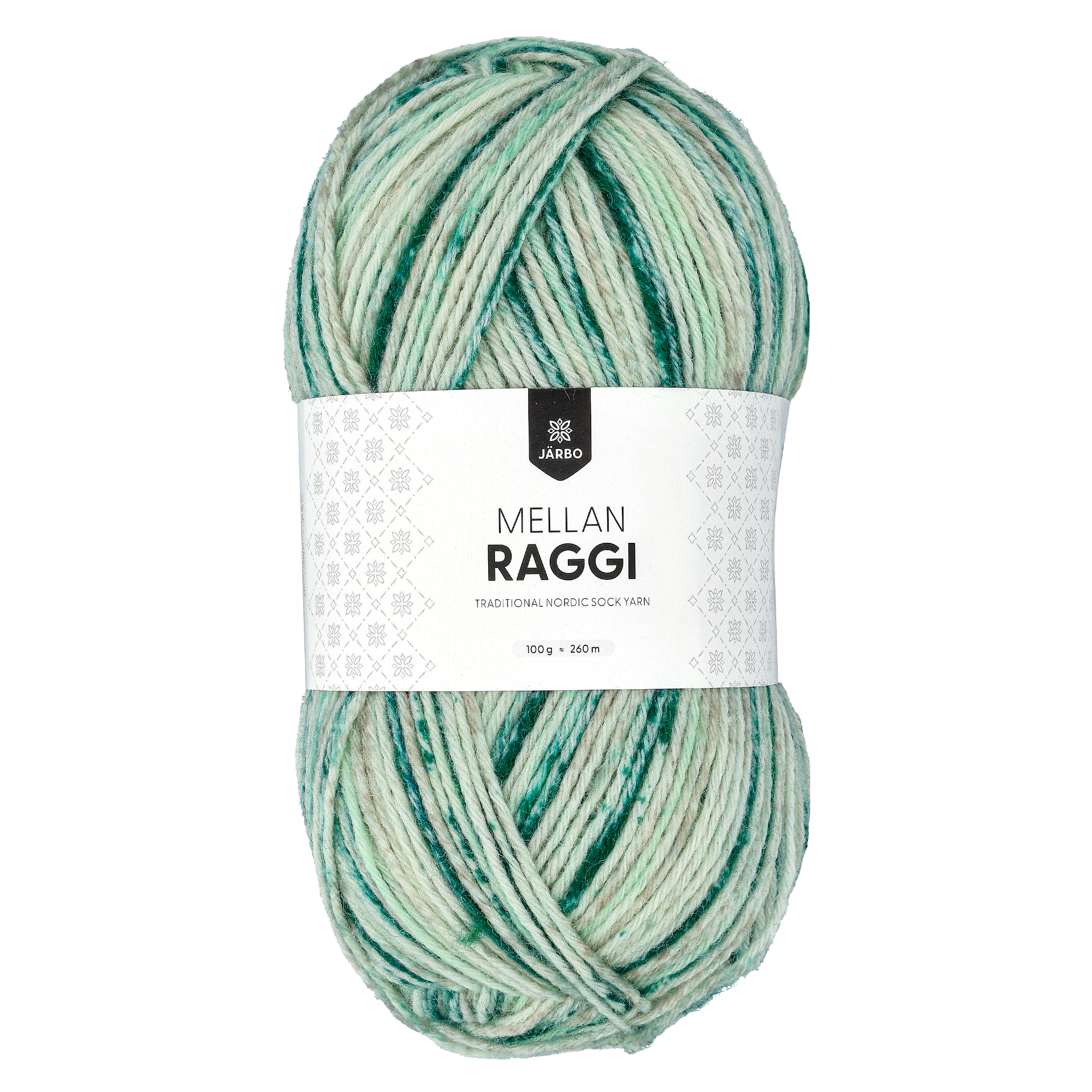 Järbo Mellanraggi sukkalanka, enchanted woods