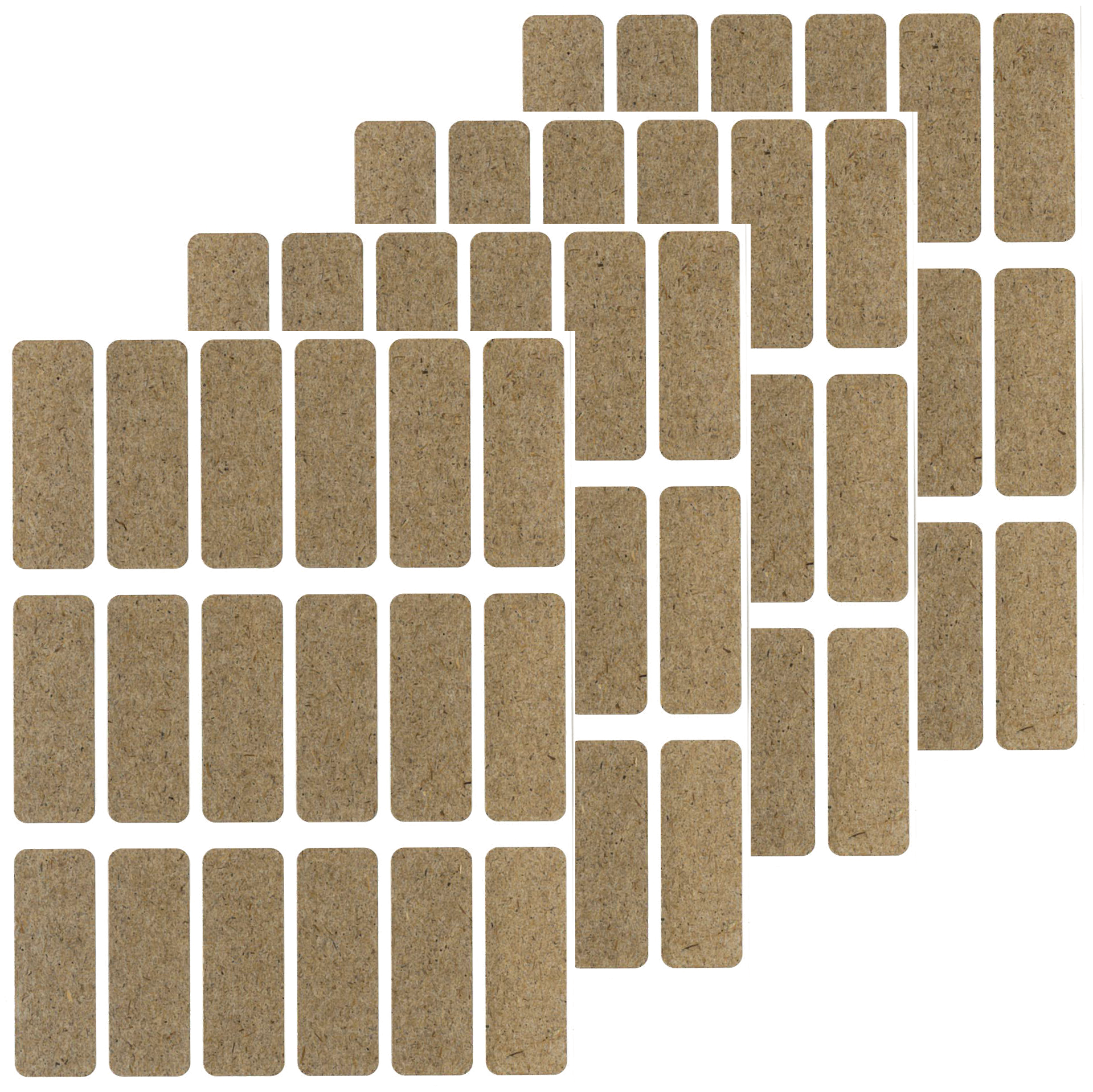 Silphie stickers, 12x34 mm