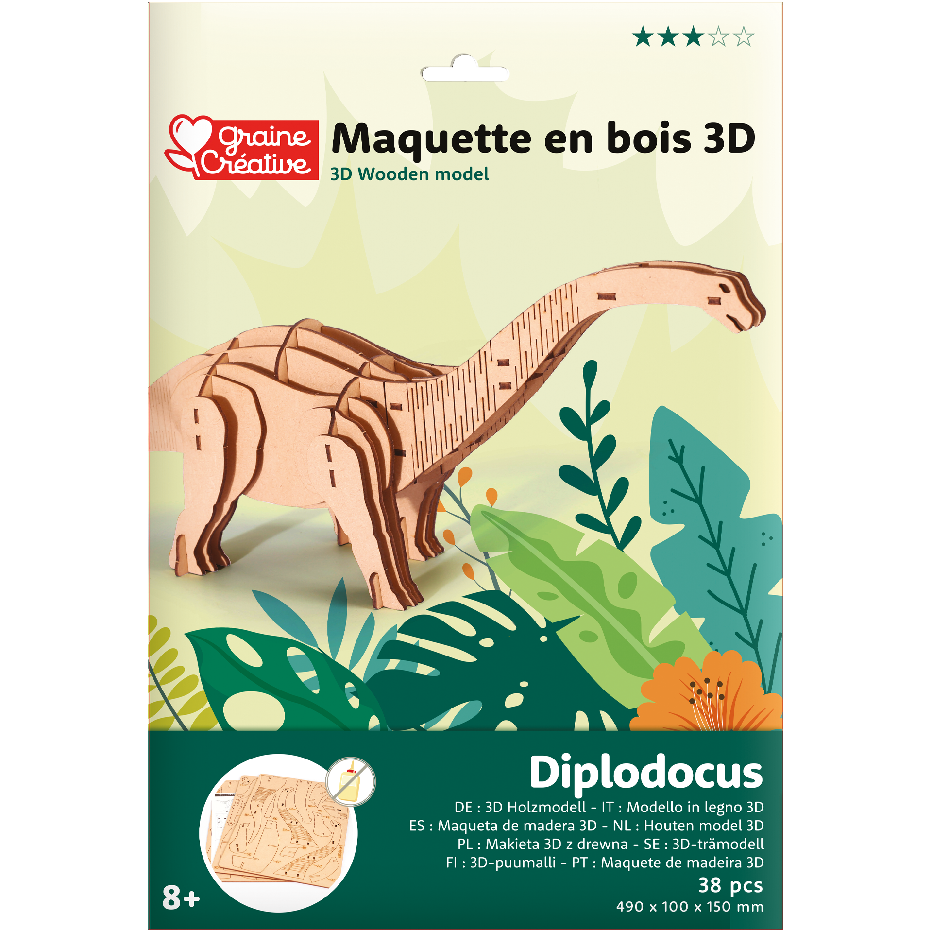 Træmodel, Diplodocus