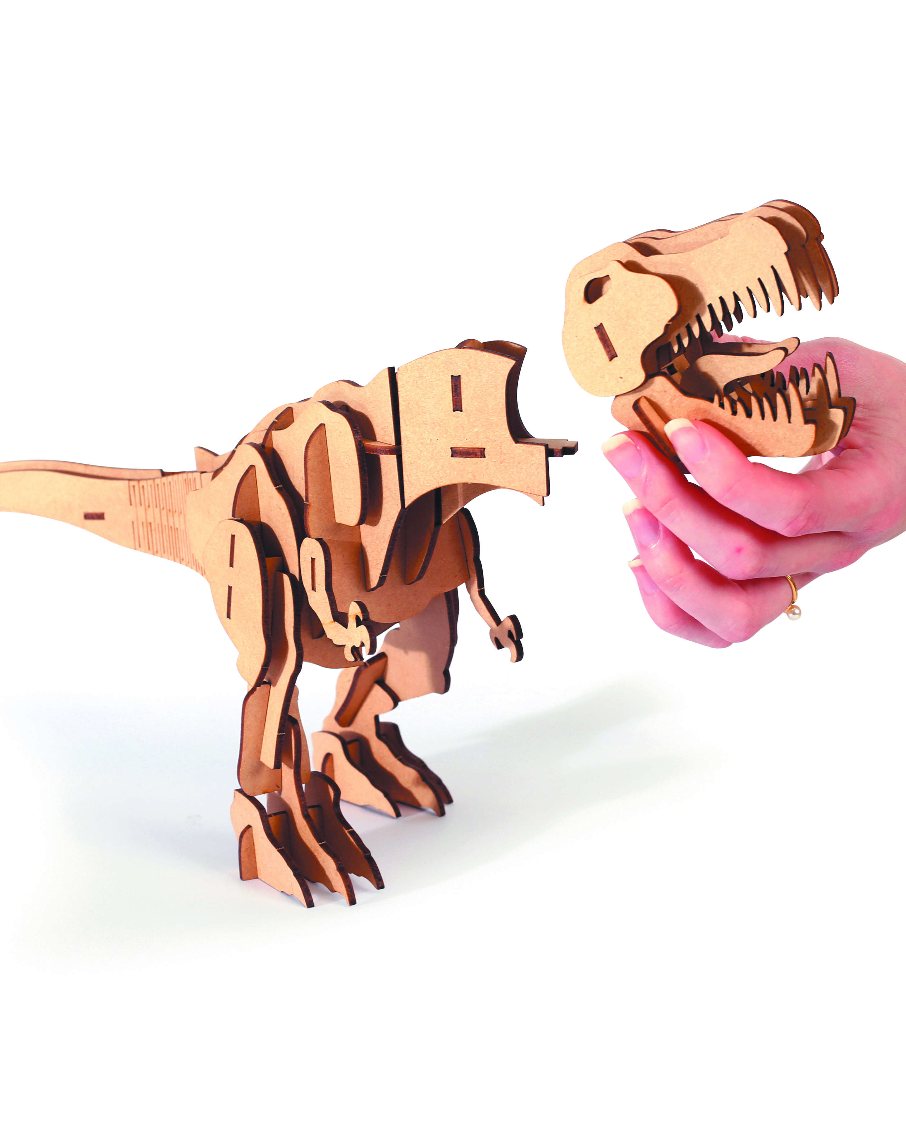 Trämodell, T-rex
