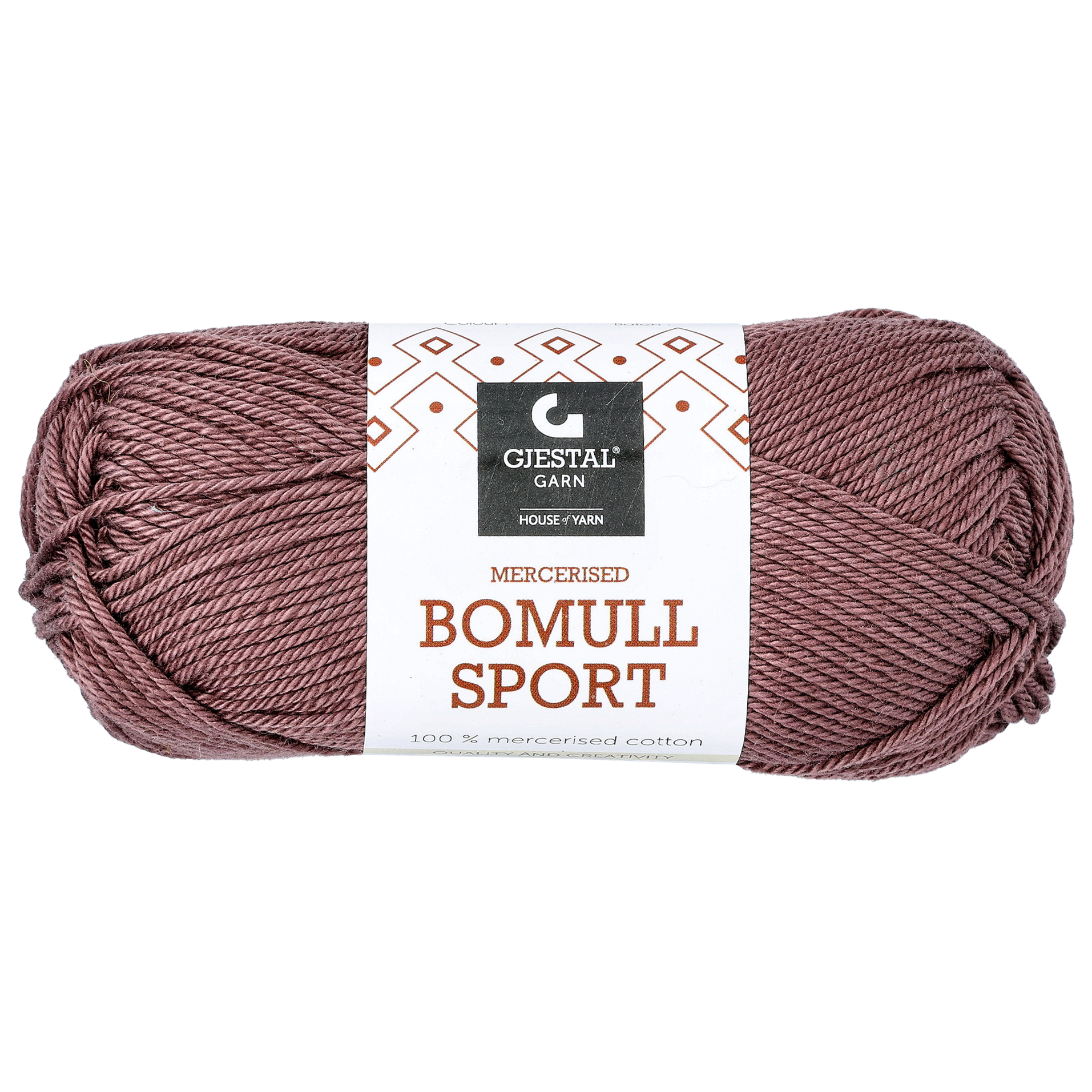 Bomuld sport garn, brun