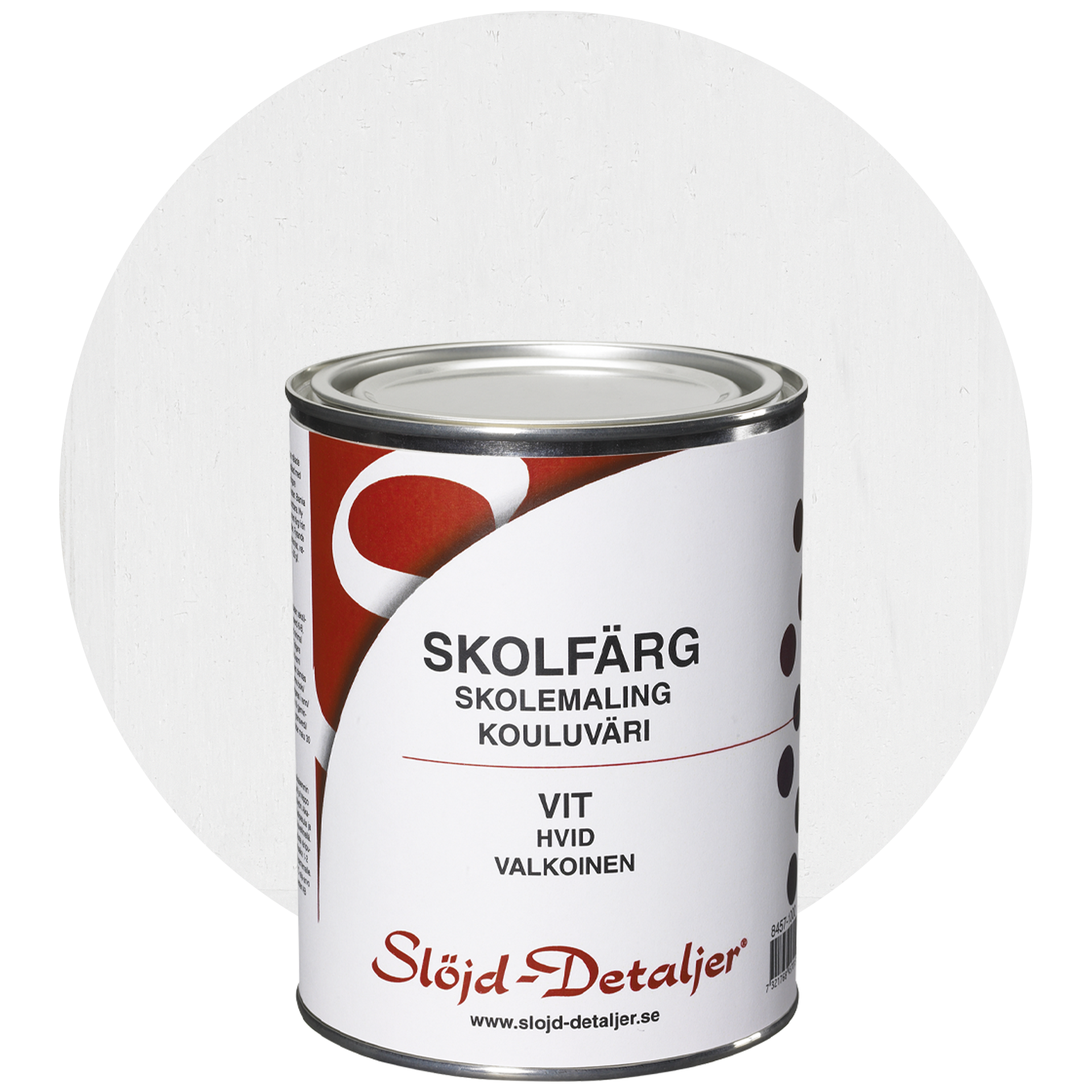 Skolemaling, hvit