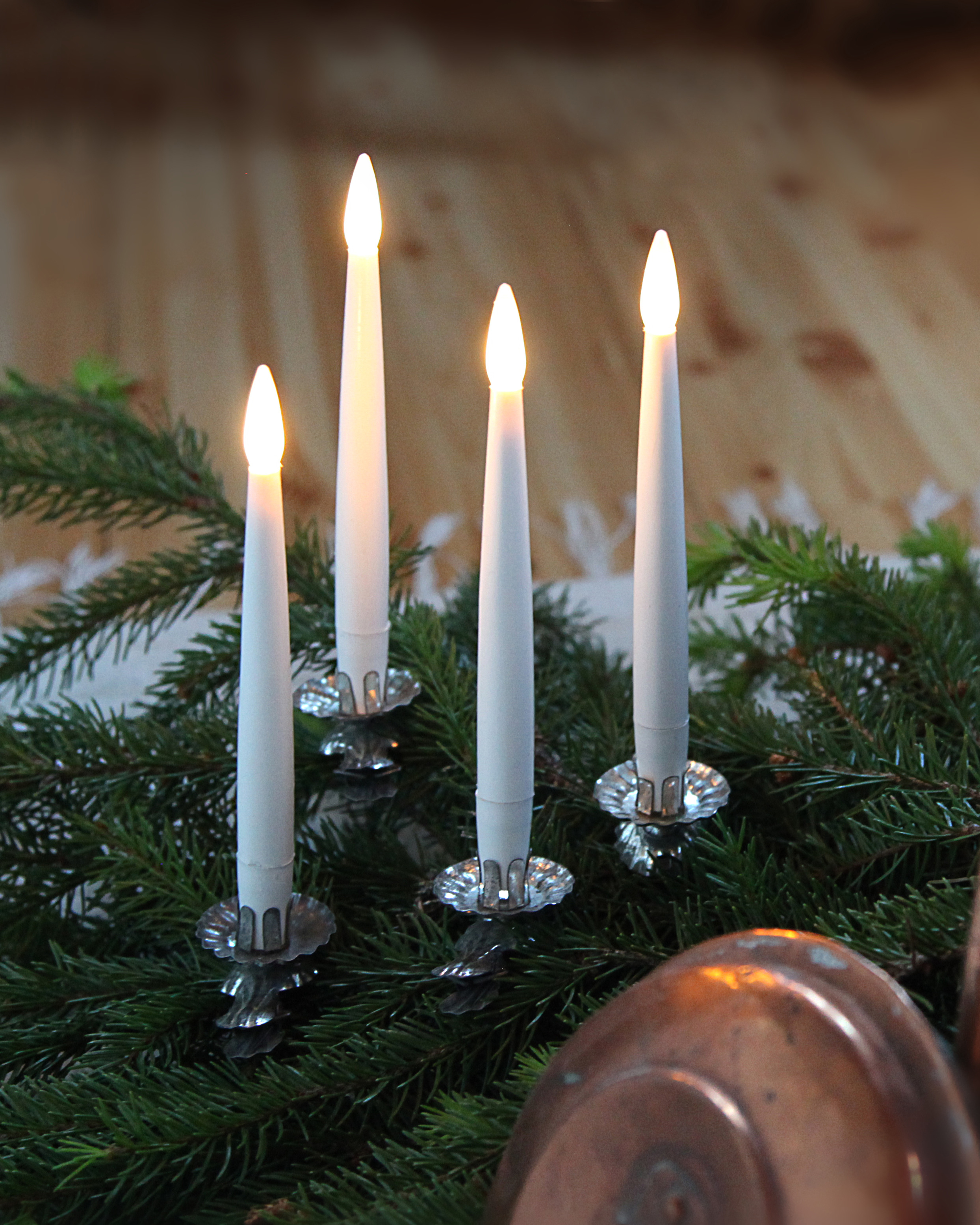 Joulukuusenkynttilät LED
