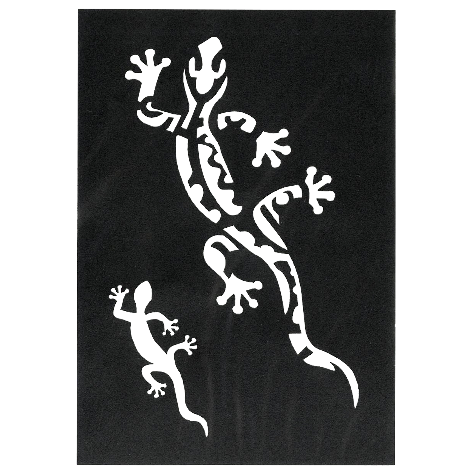 Lille selvklæbende stencil, øgler