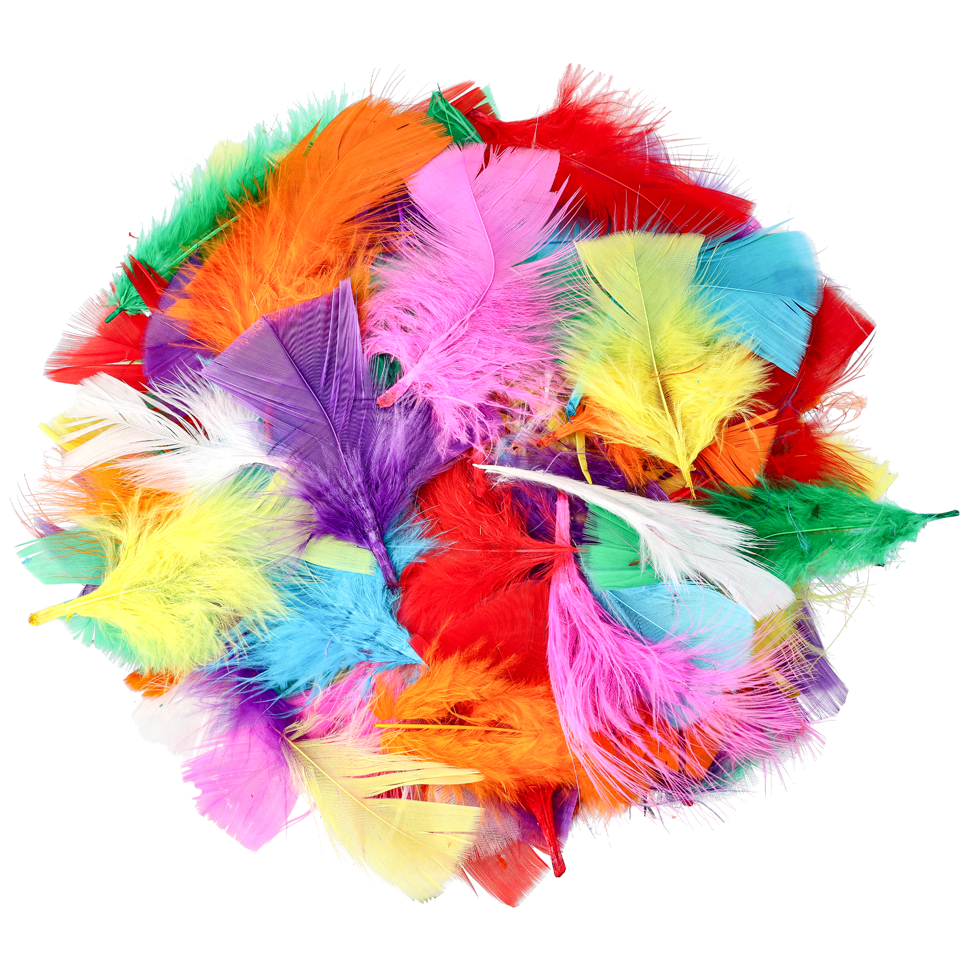 Höyhenet, sekalaiset värit