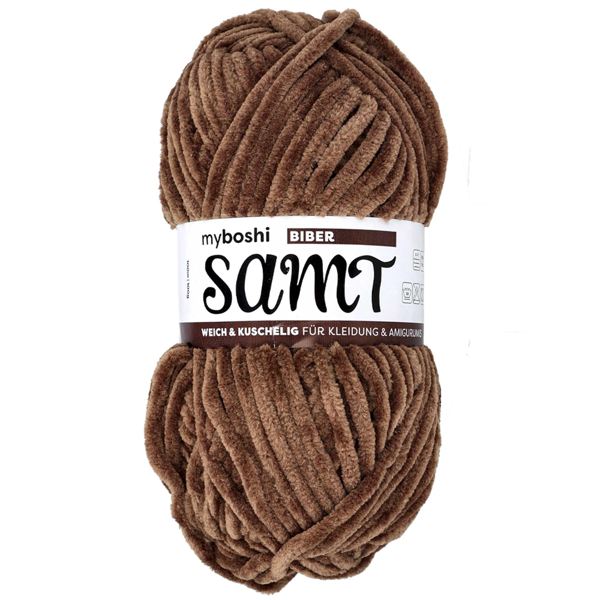 SAMT sammetsgarn, brun