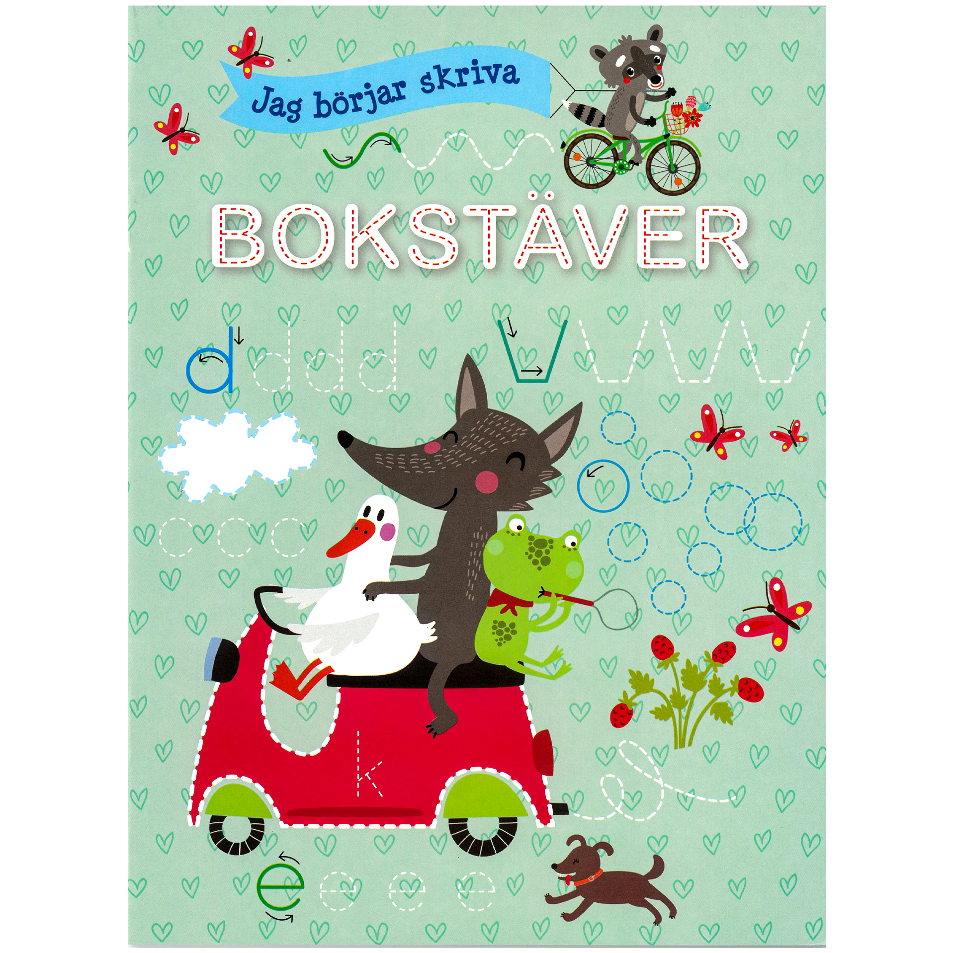 Jag börjar skriva bokstäver