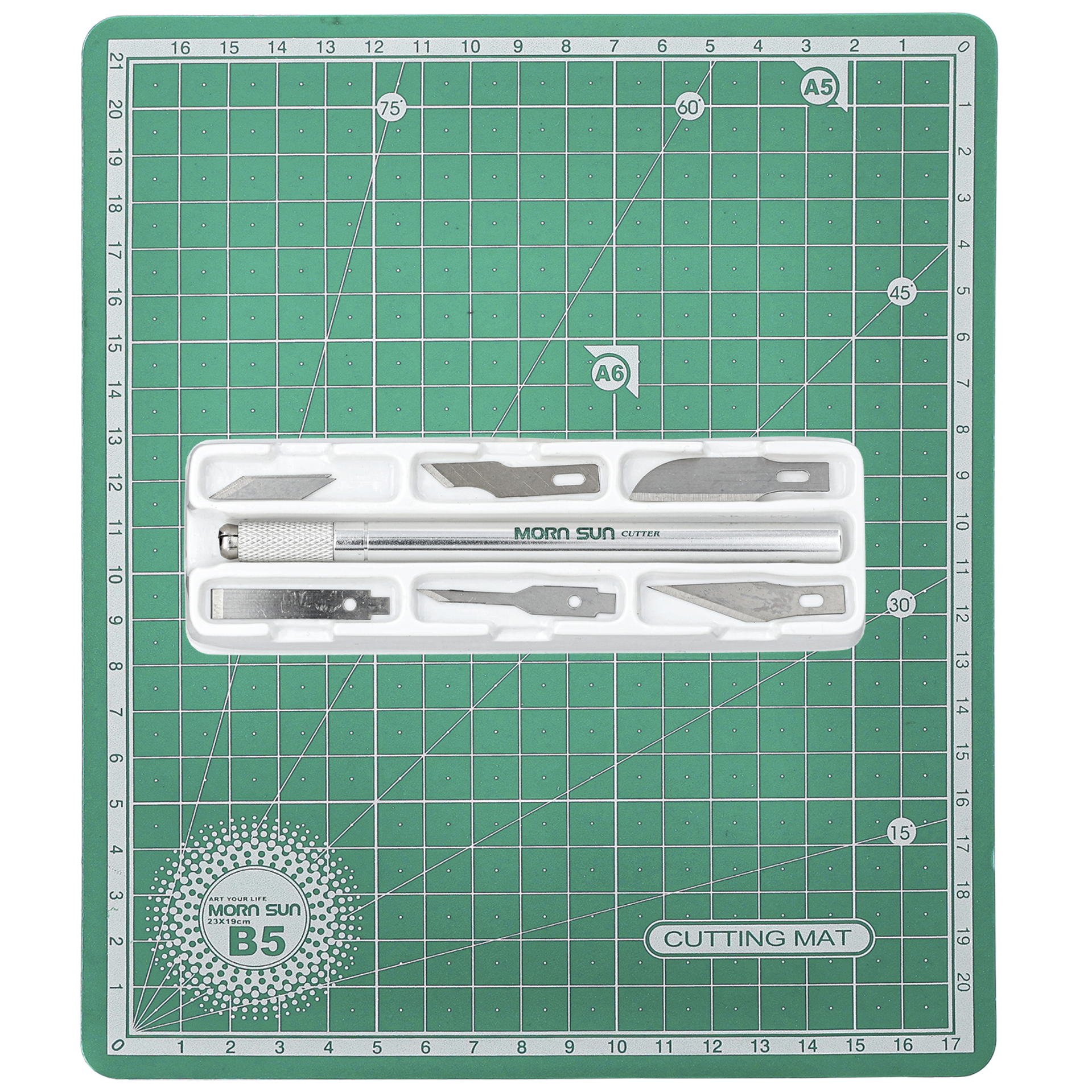 Skæremåtte og knivsæt