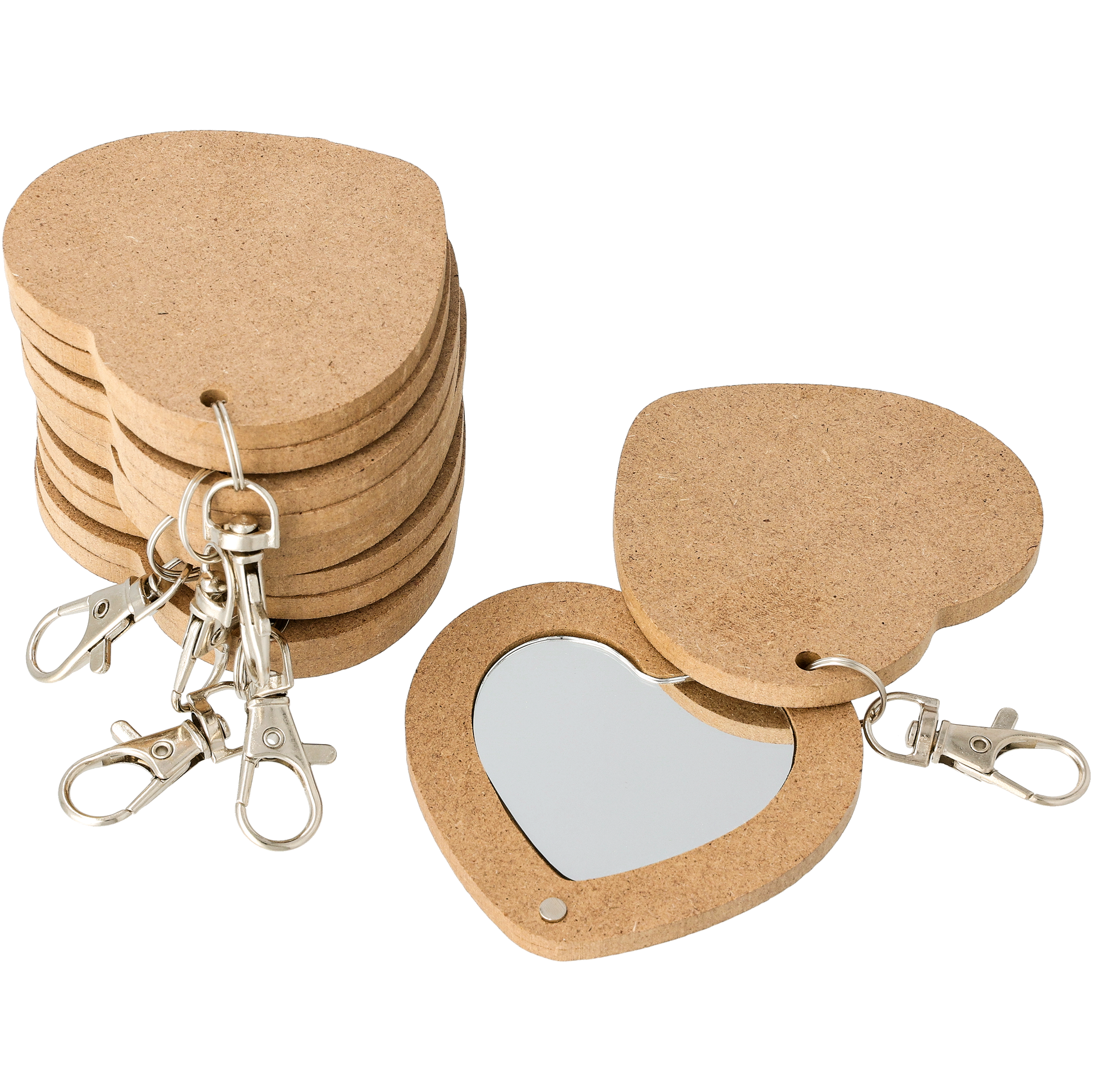 Nyckelring med spegel