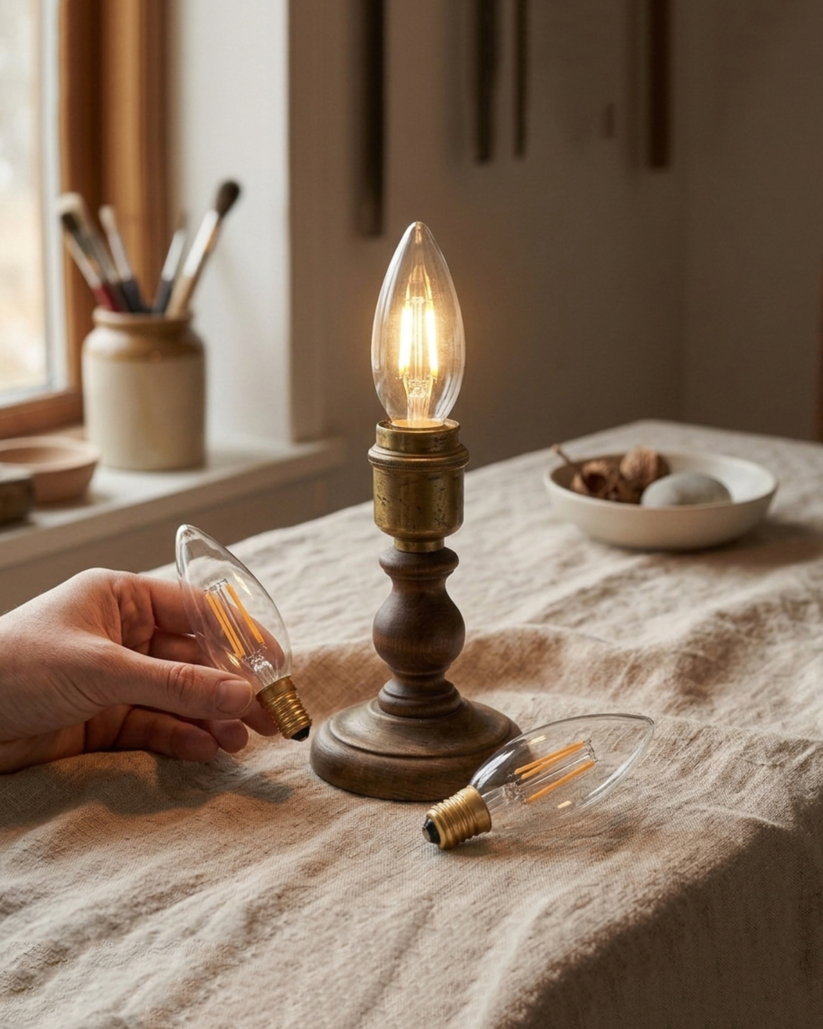 LED lampe E14 C45 Soft Glow