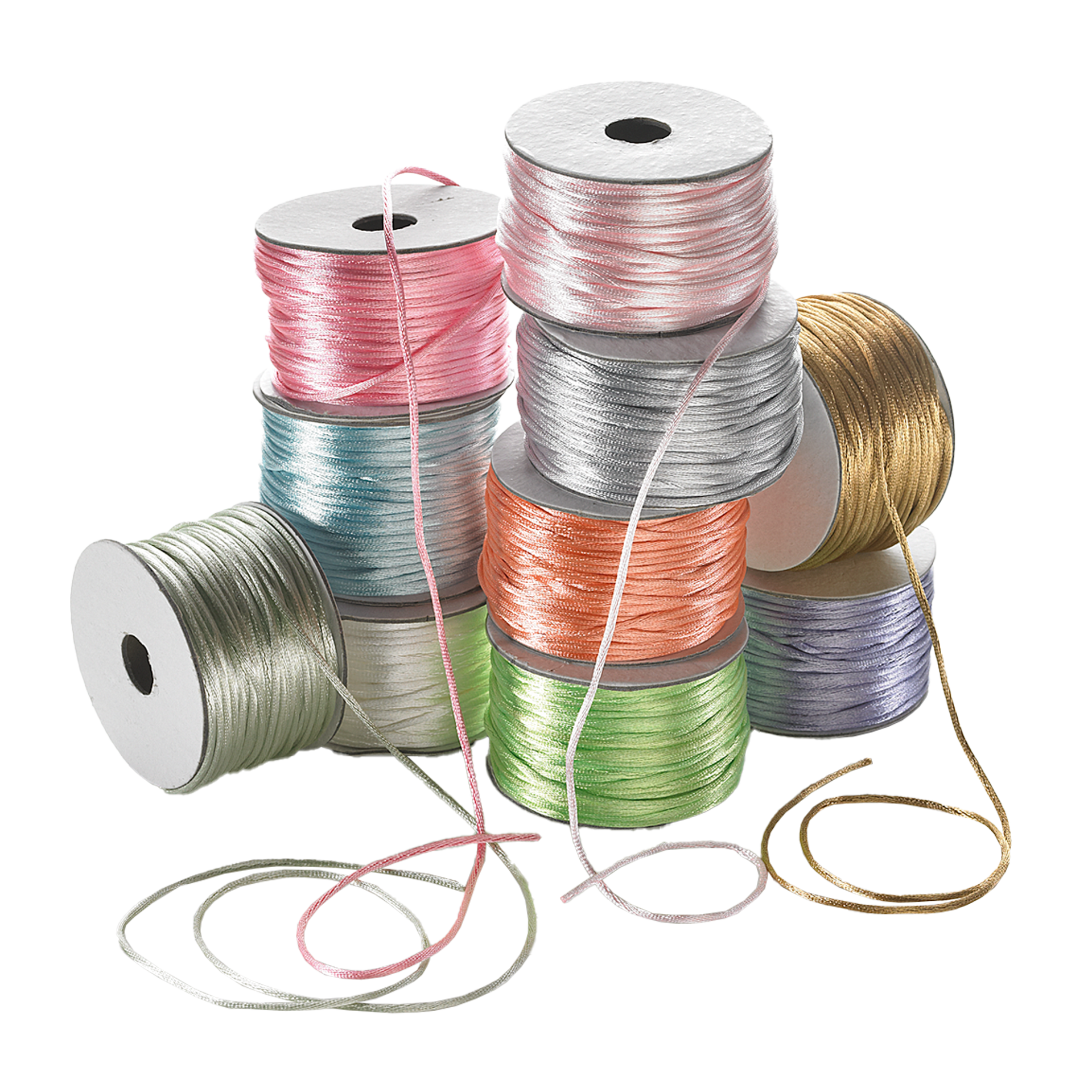 Satinsnor, pastelfarver