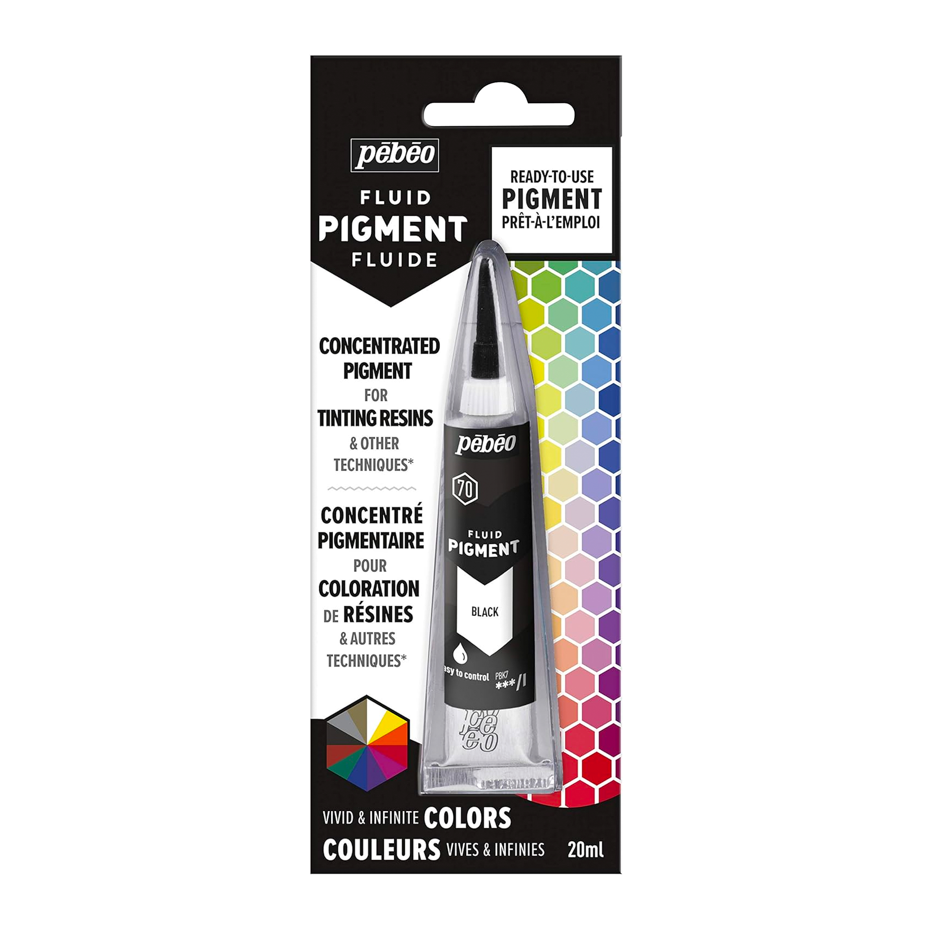 Pebeo Pigment til resin, sort