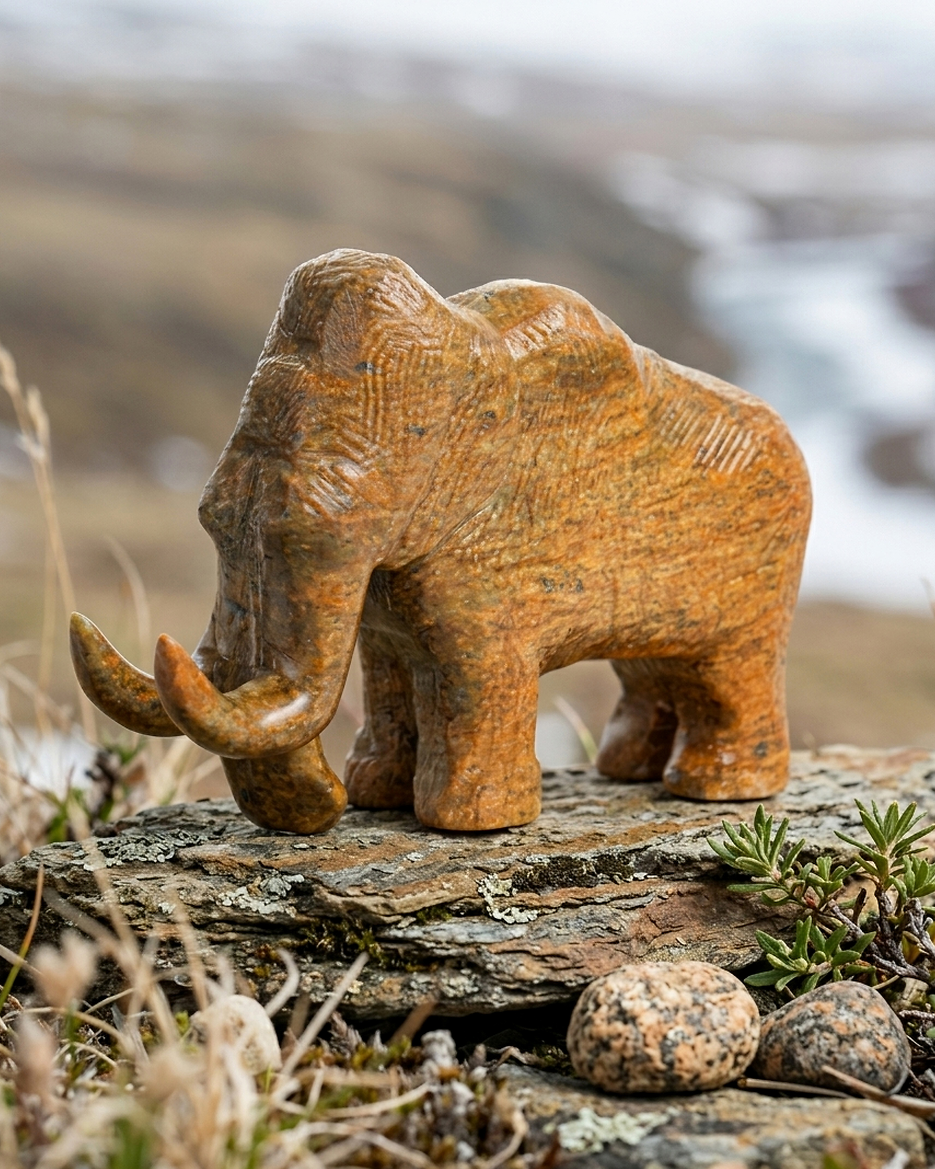 Skær i sten, Mammut