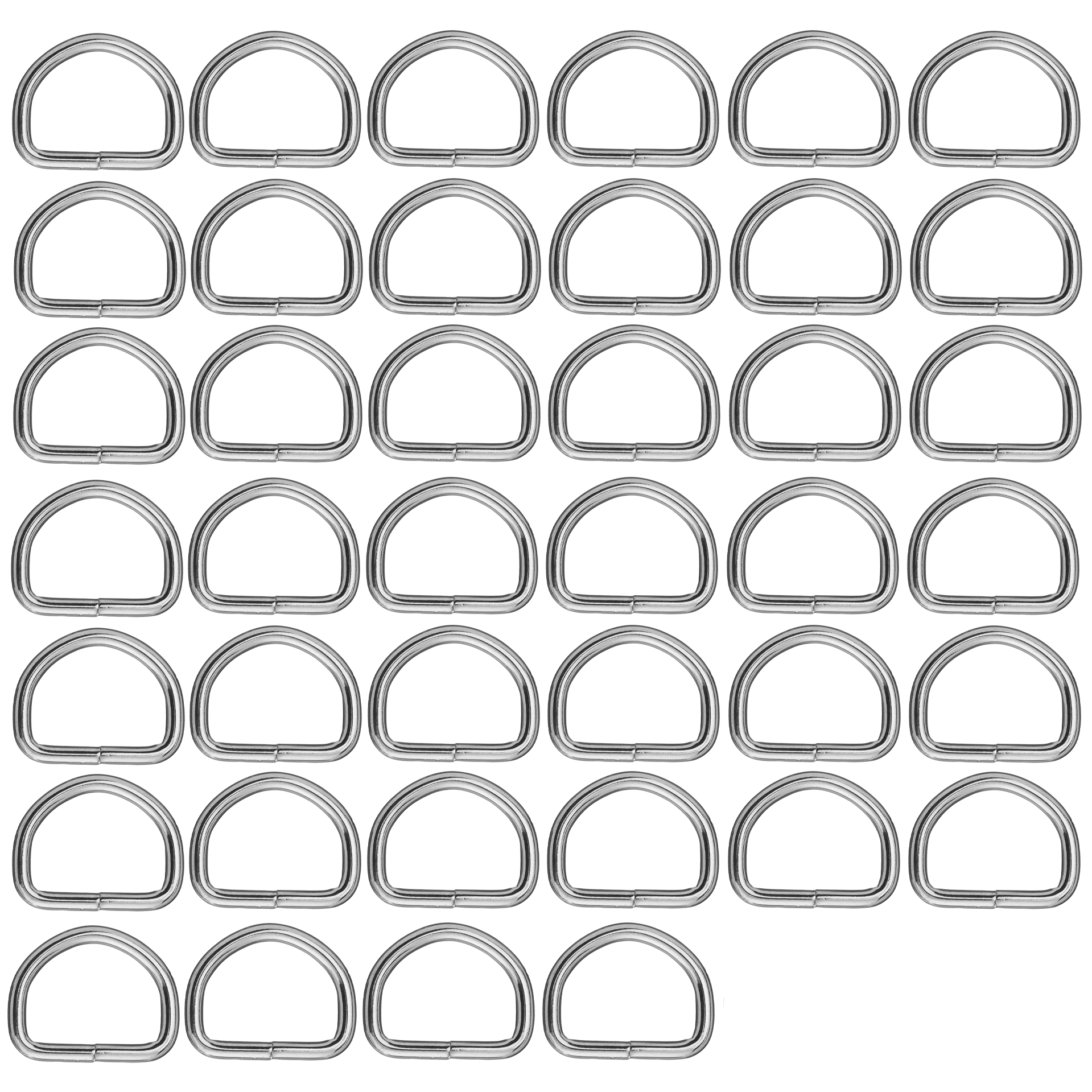 Puolipyöreä rengas, Ø 20x15 mm