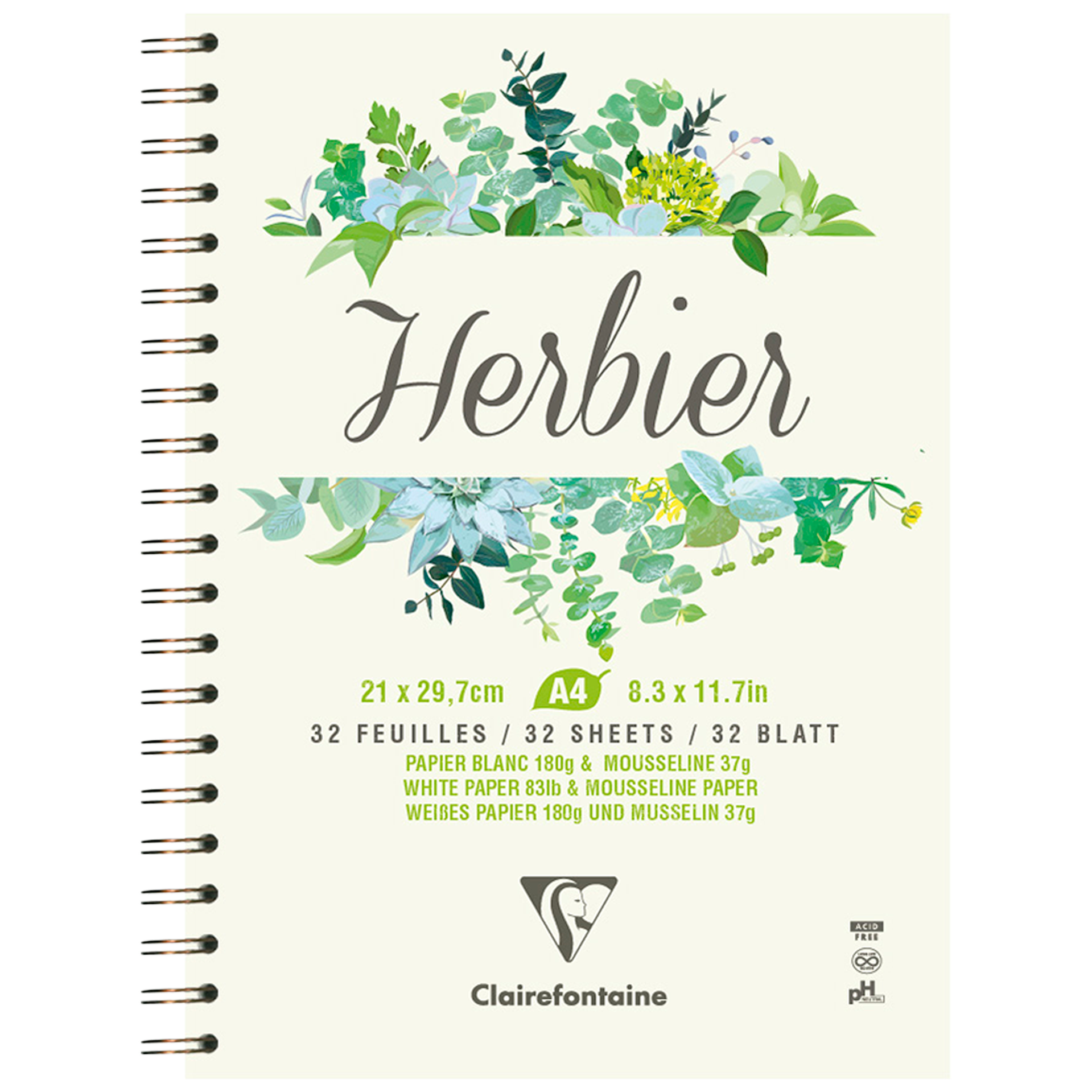 Clairefontaine Herbarium blok, A4