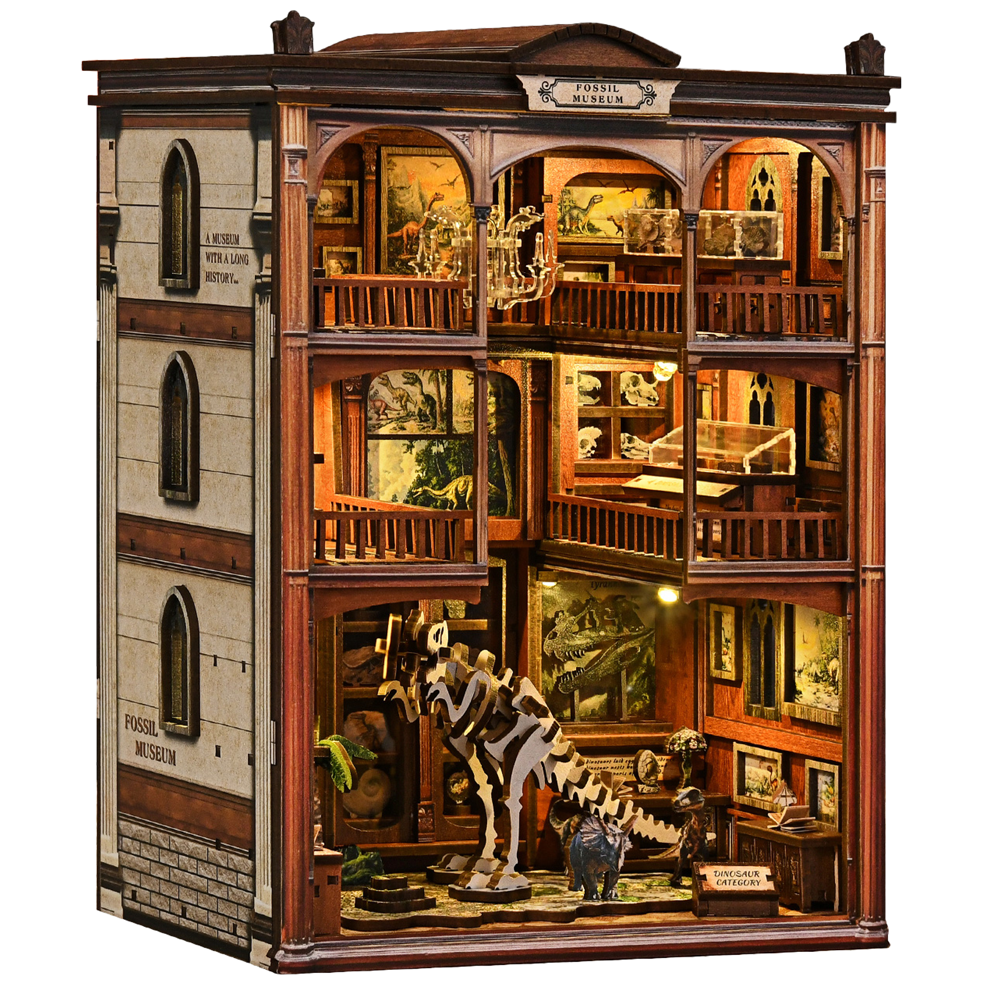 DIY Book Nook Fossil museum
