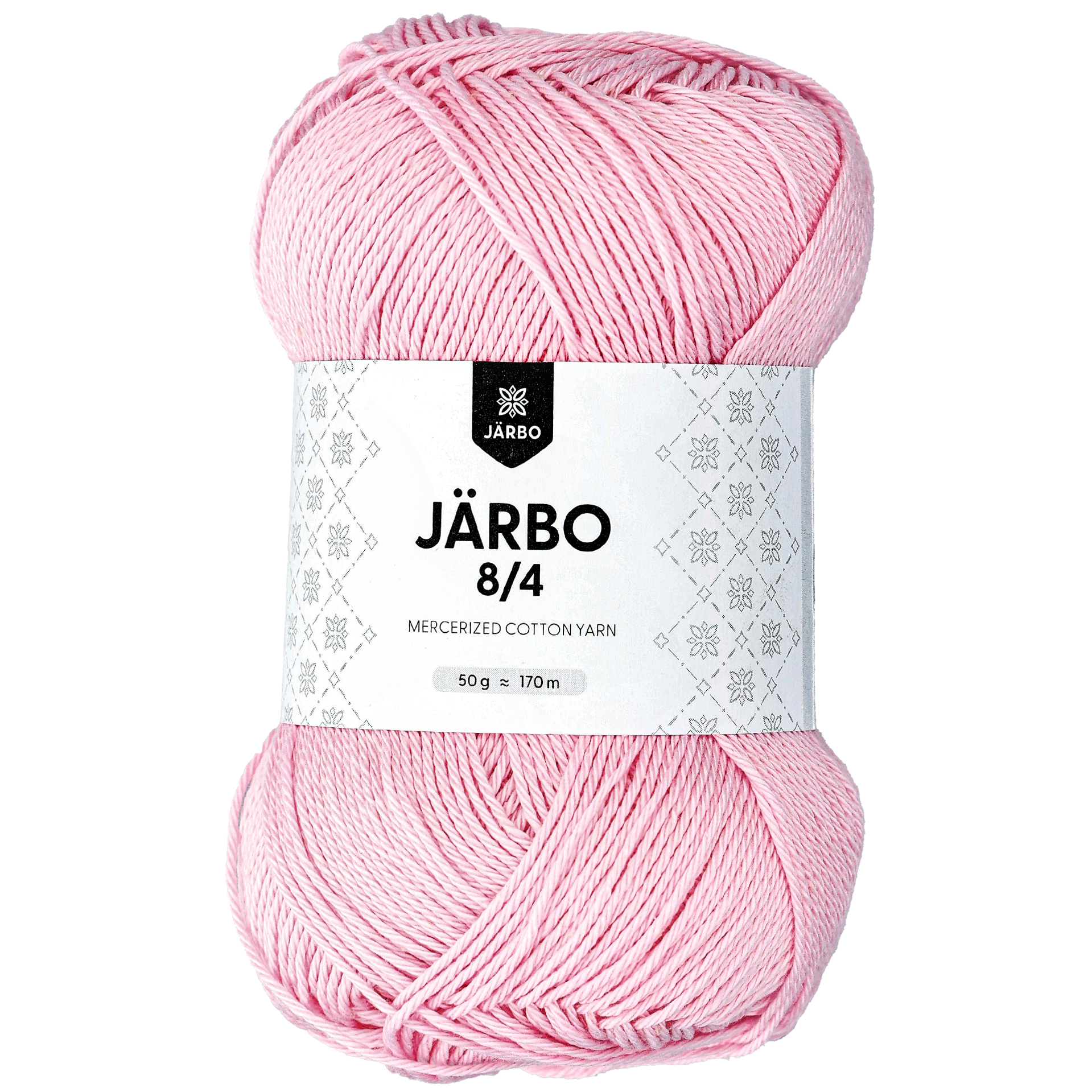 Järbo Heklegarn 8/4, lys rosa