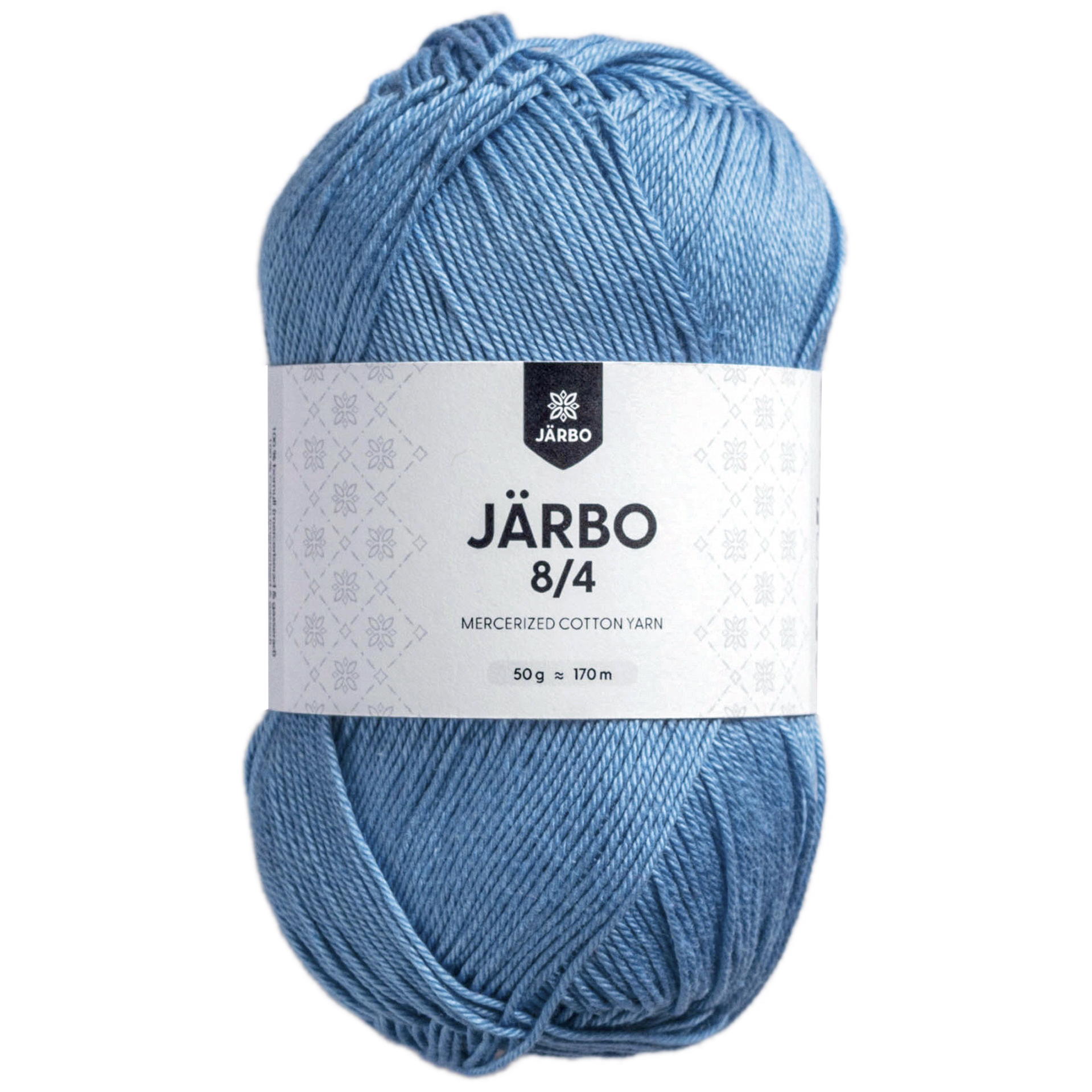 Järbo Virkgarn 8/4, jeansblå