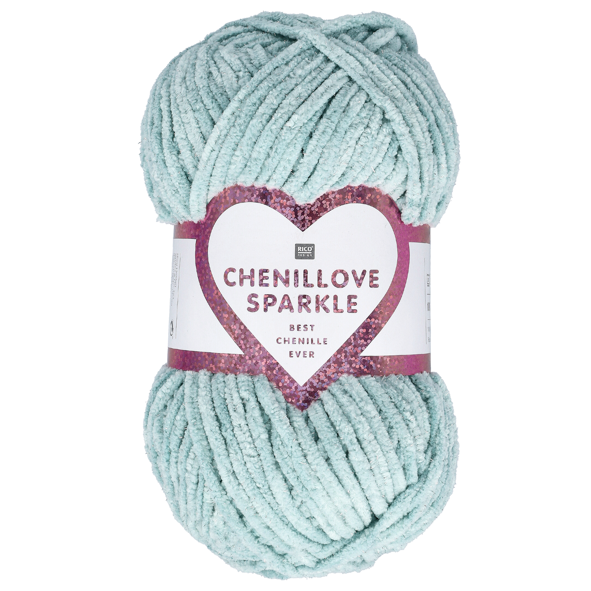 Chenillove sparkle, aqua