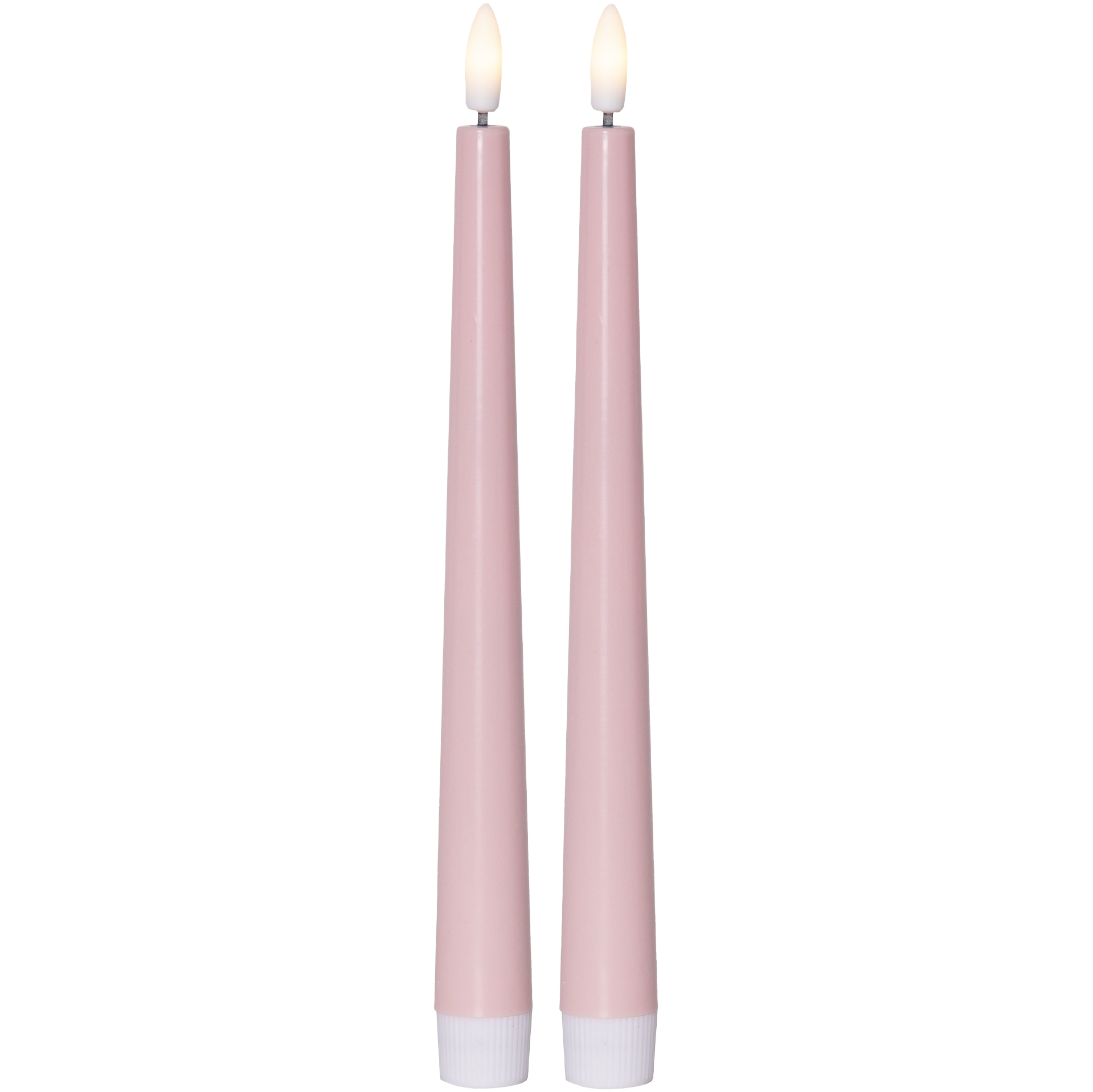 LED Antikljus Candy, Rosa