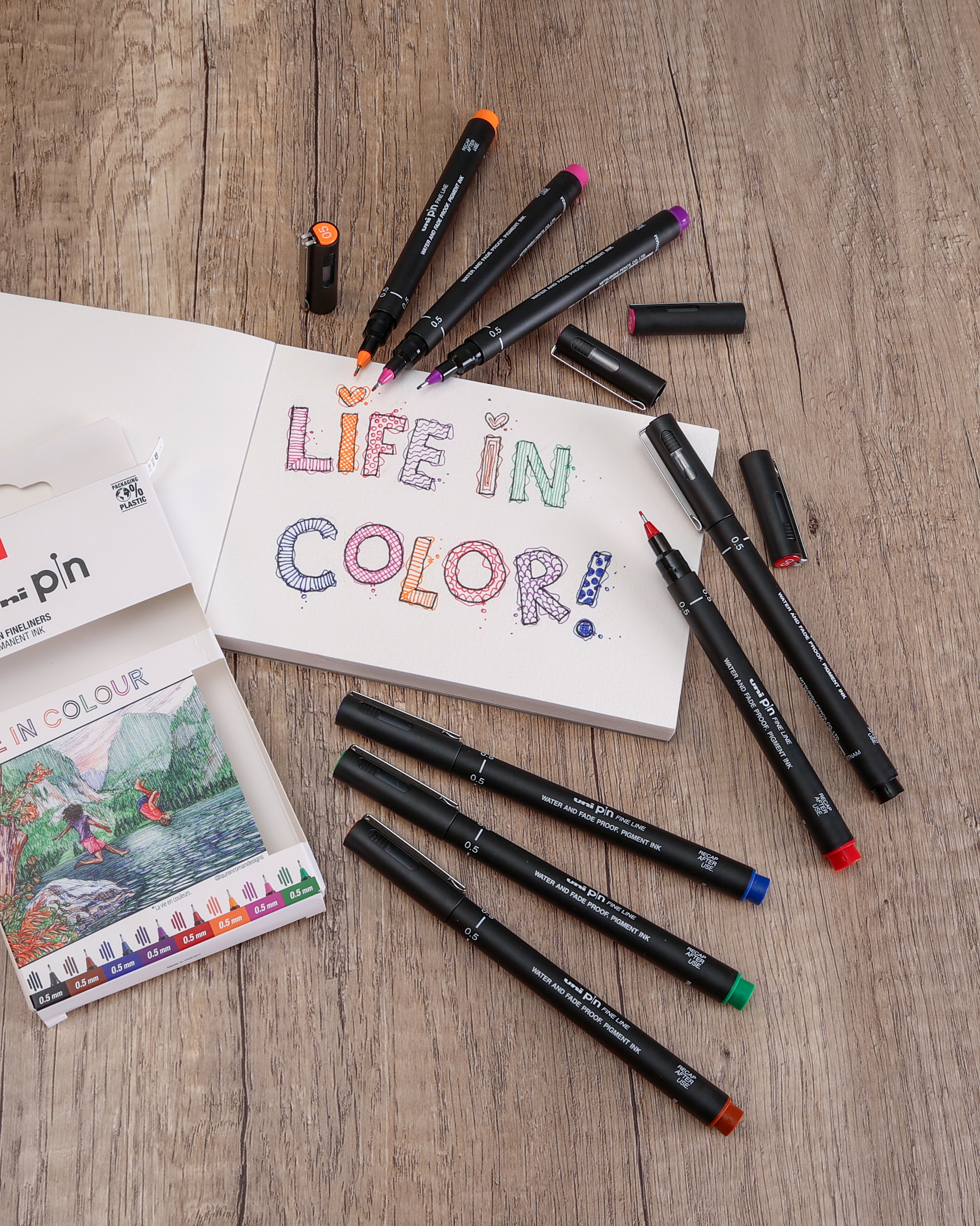 Uni Pin life in color