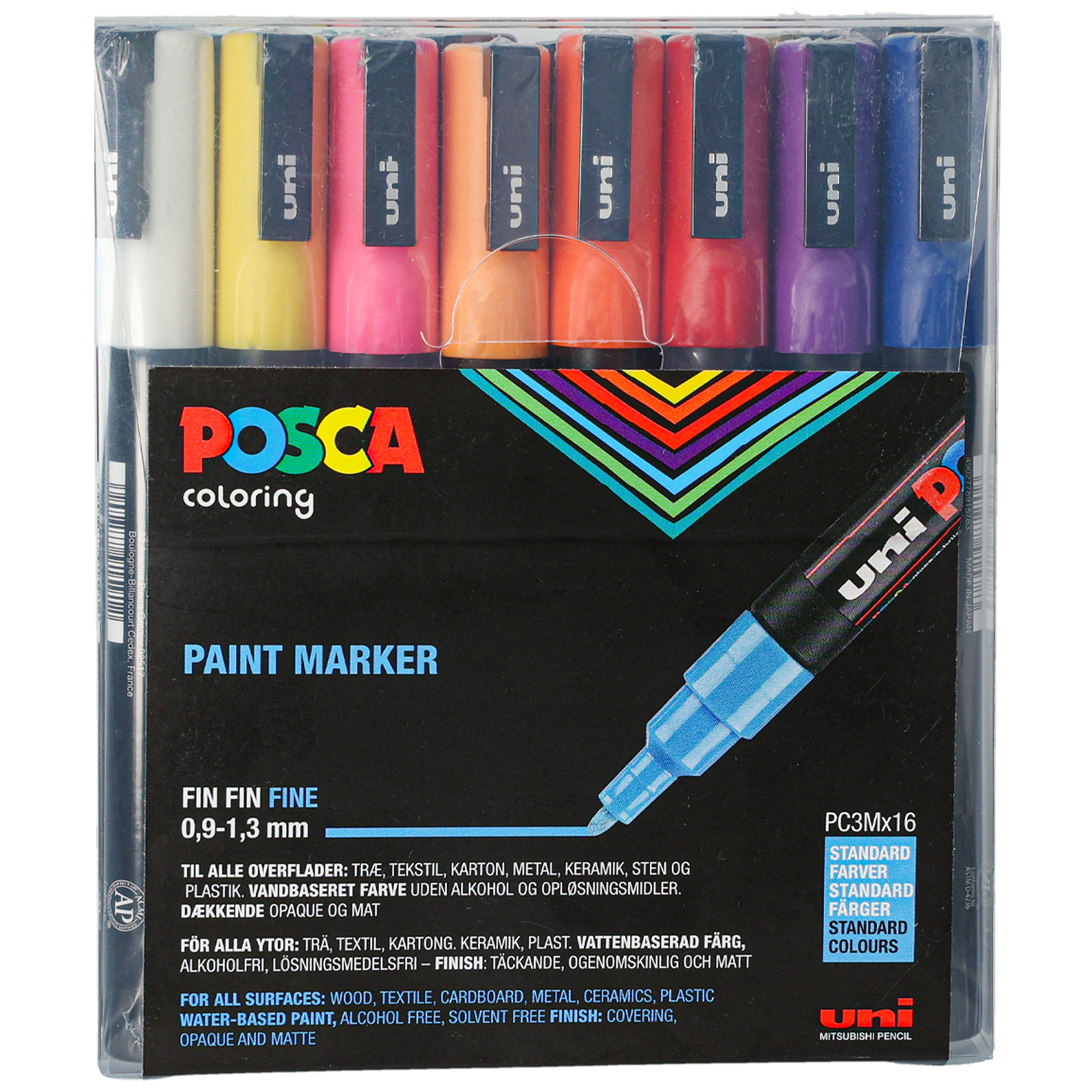 Sæt Posca Marker 3M