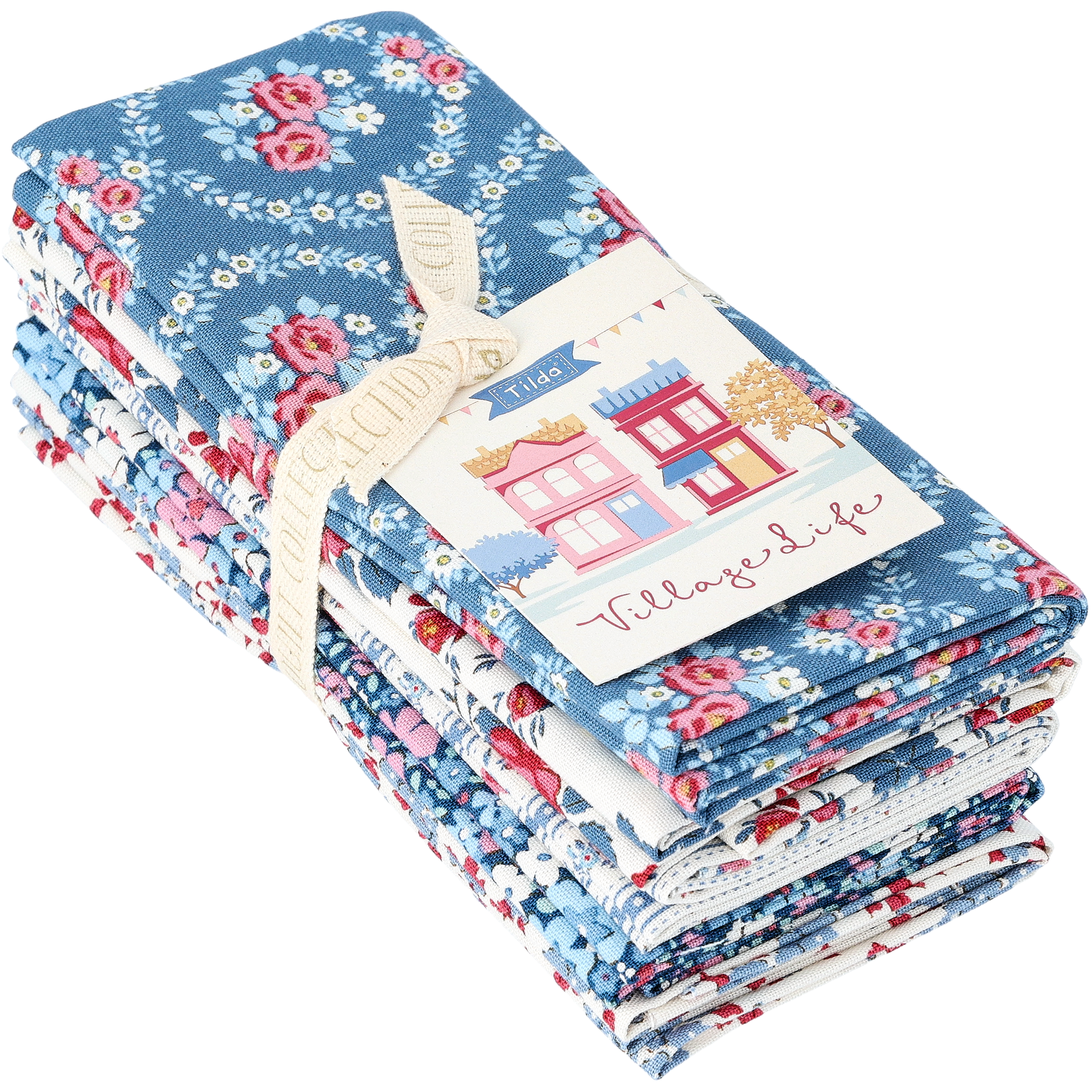 Tilda Fat Quarter, blå