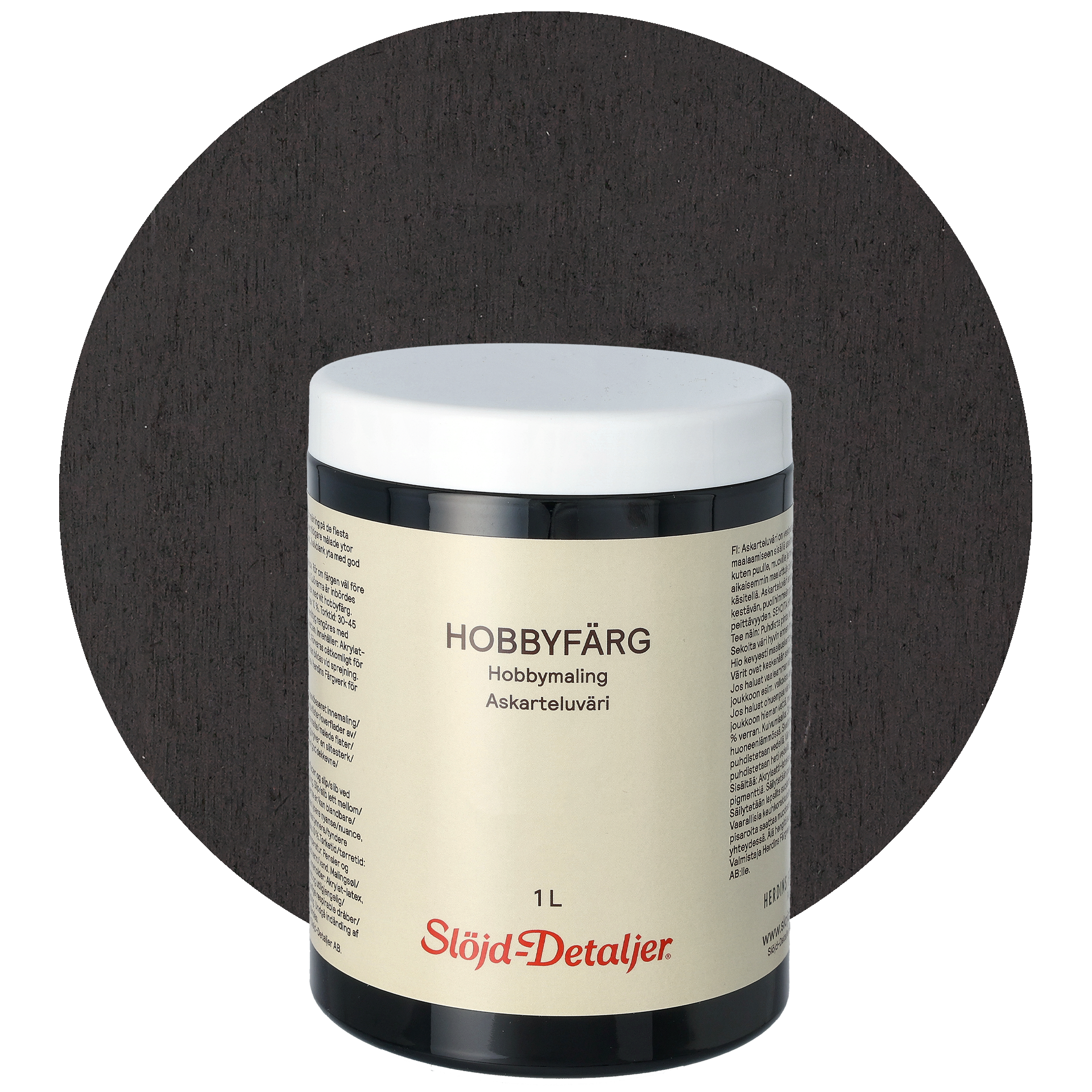Hobbymaling, svart