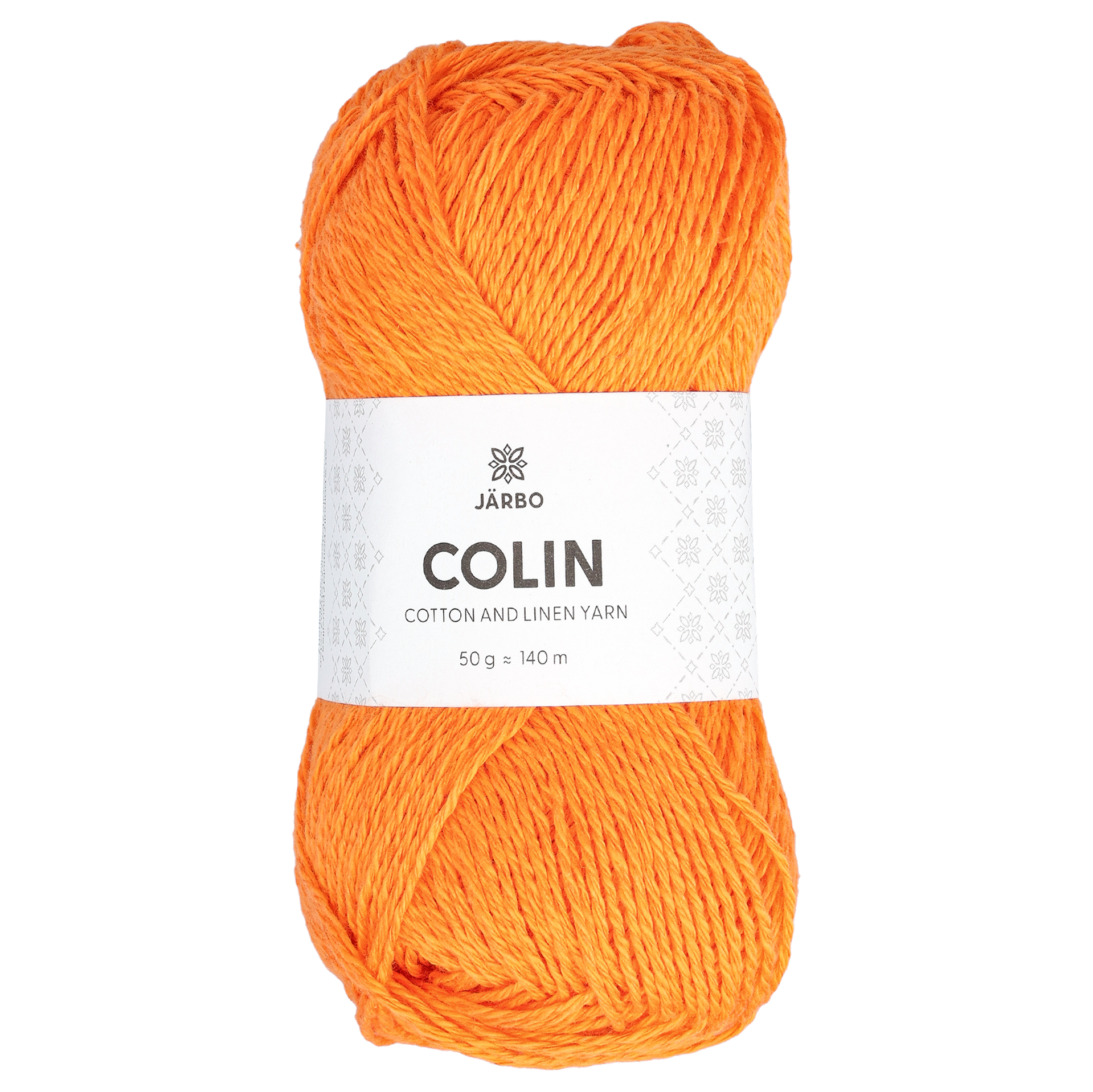 Colin bomulds-/hørgarn, orange inferno