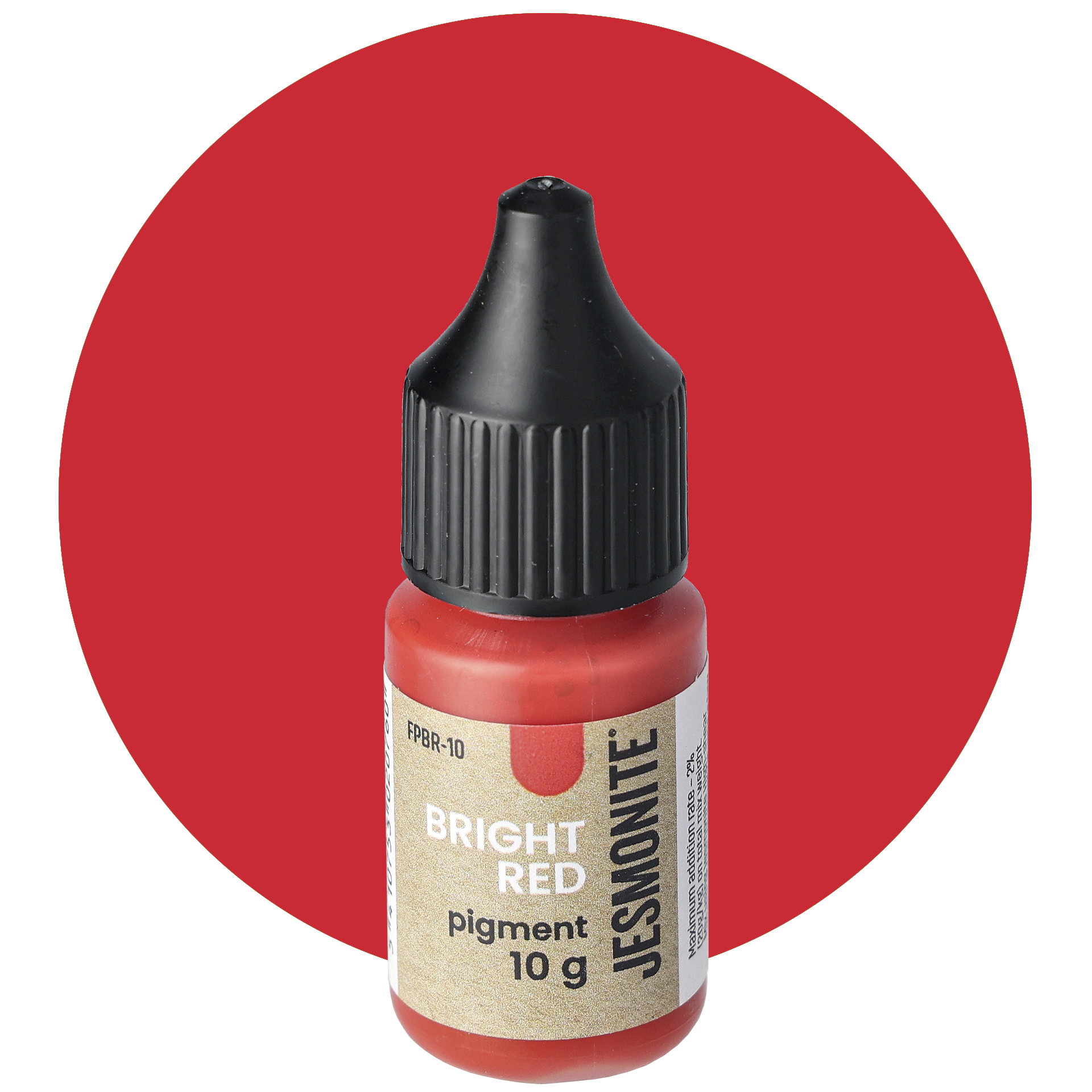 Jesmonite®  pigment, klarröd