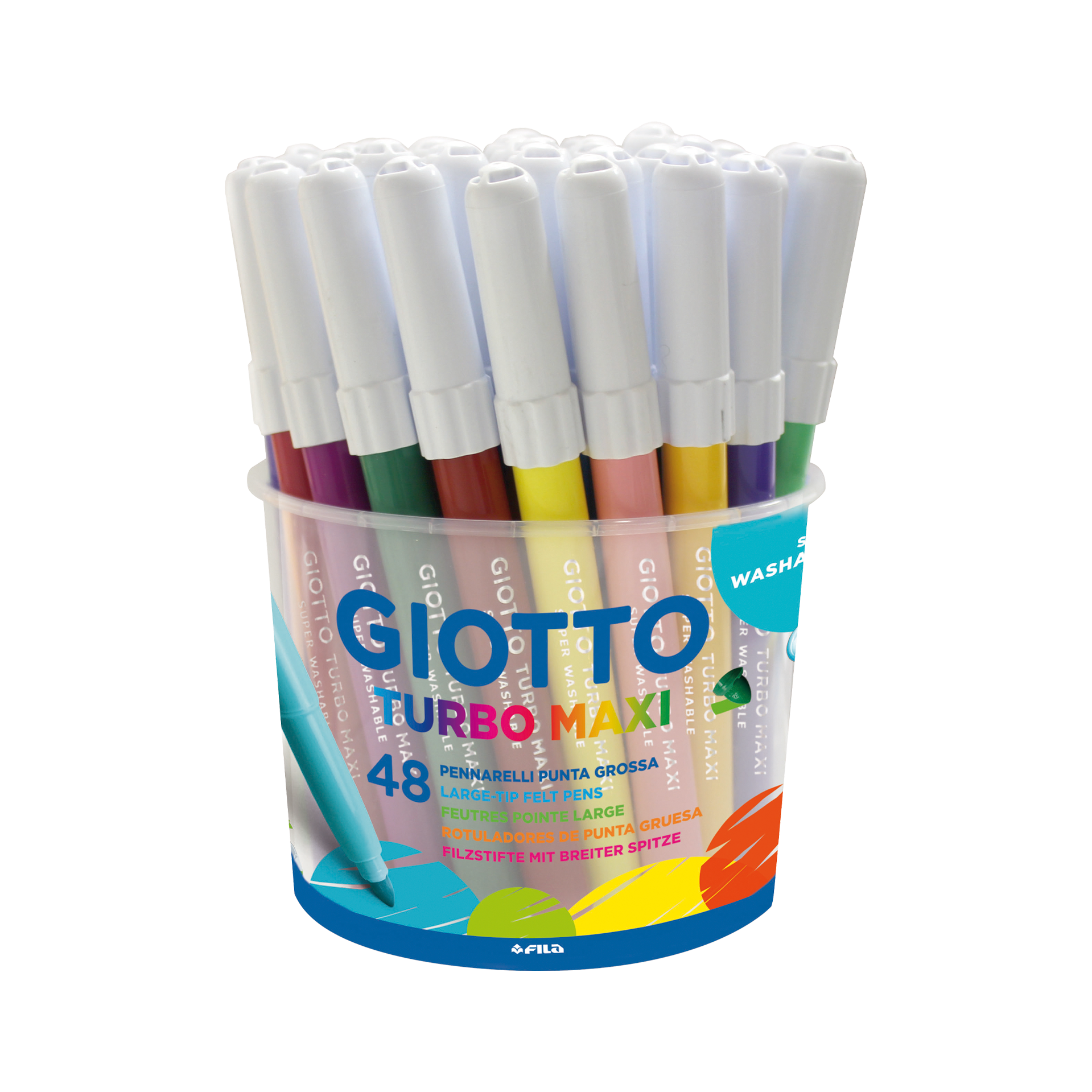 Tusj Giotto Turbo Maxi, 48 stk