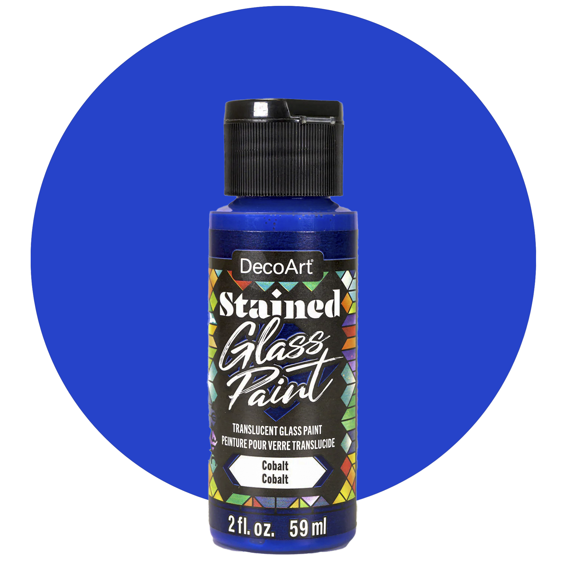 Deco Art Stained glass paint, Cobalt