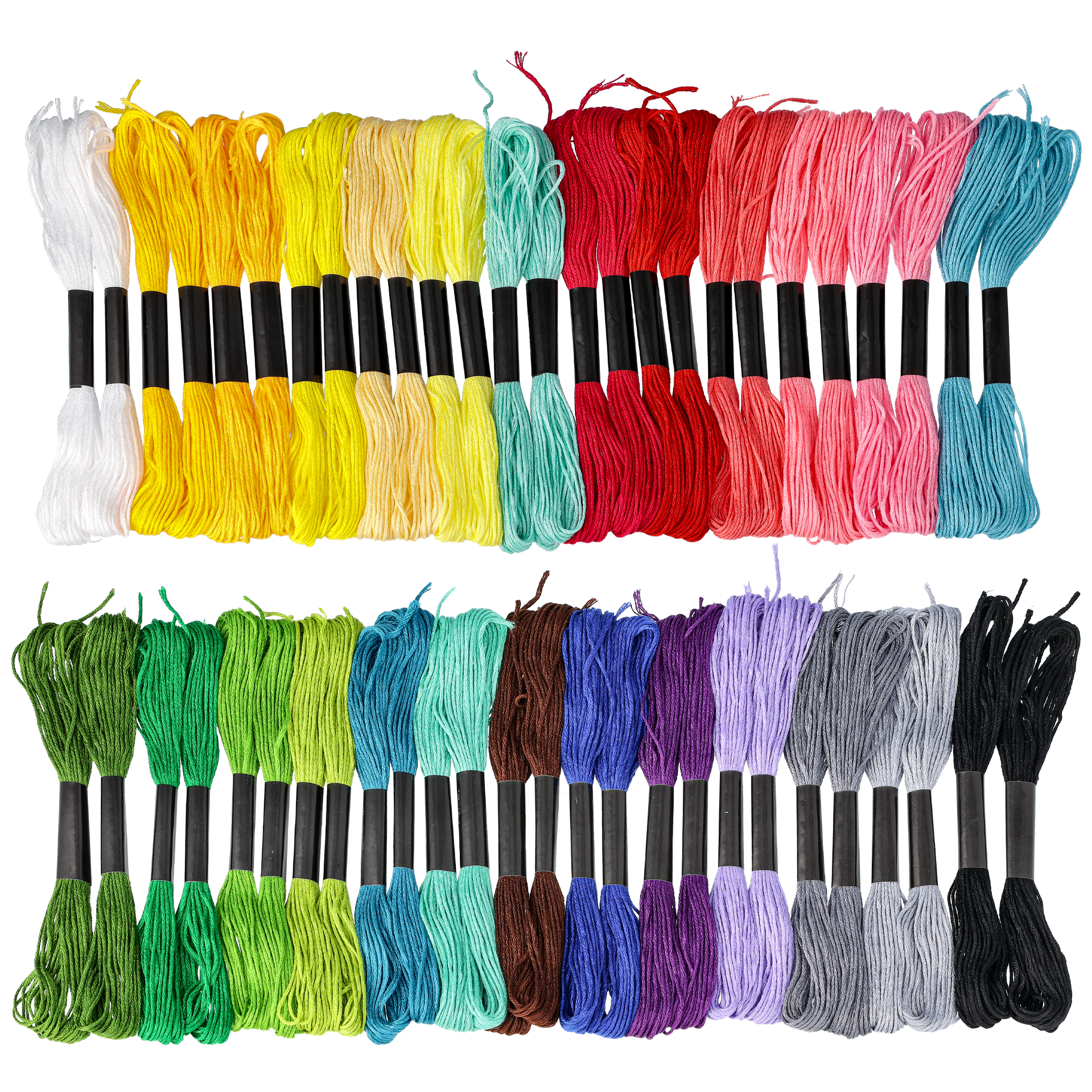 Broderigarn basisfarger