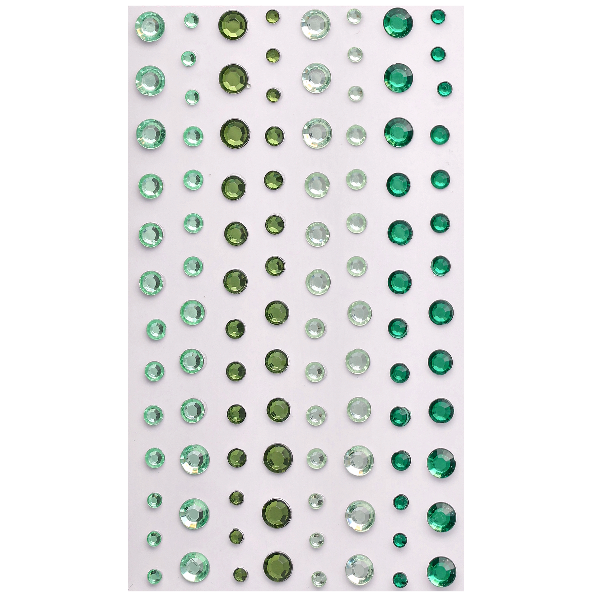 Dekorstrass, grønne nyanser