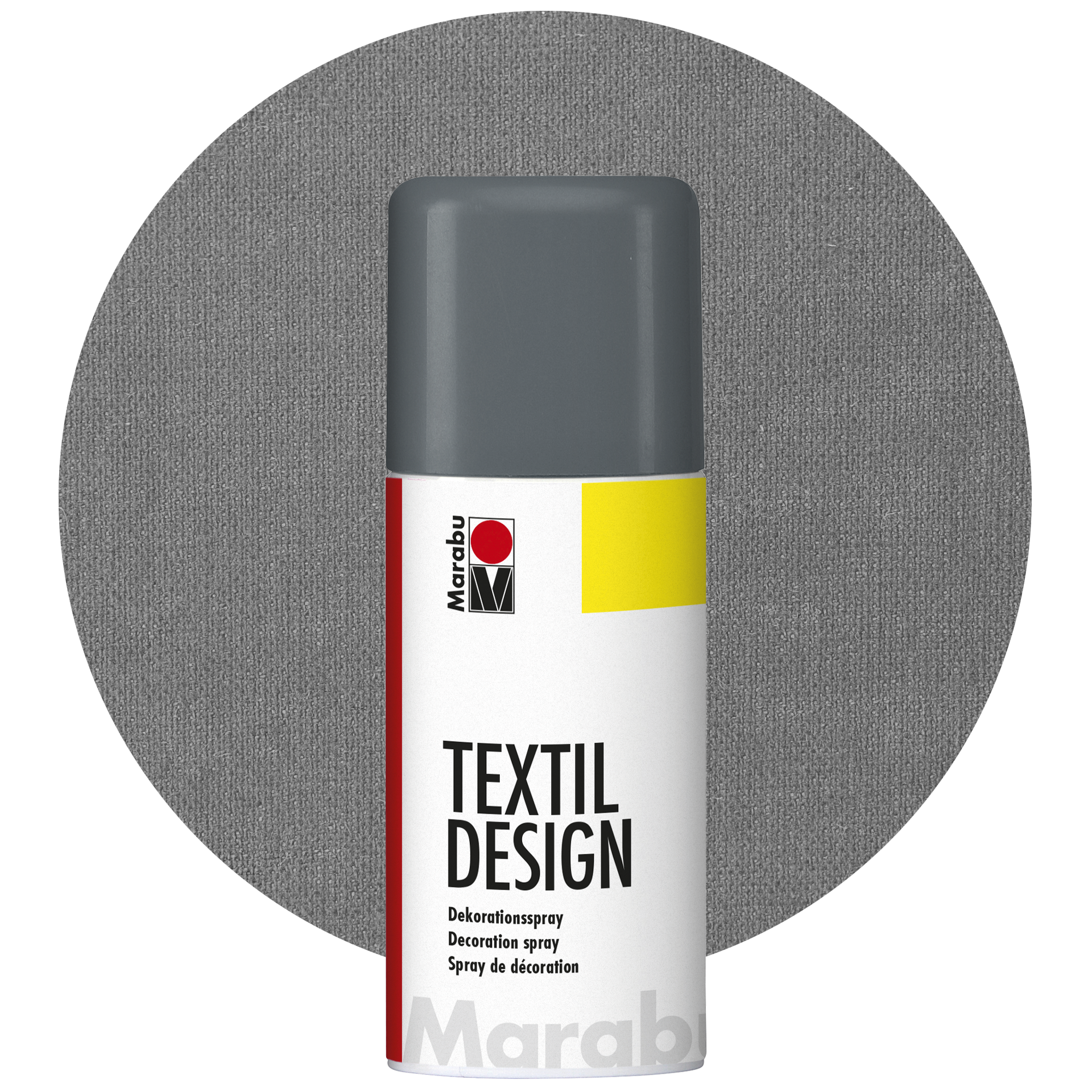 Spraymaling tekstil, grafitt grå