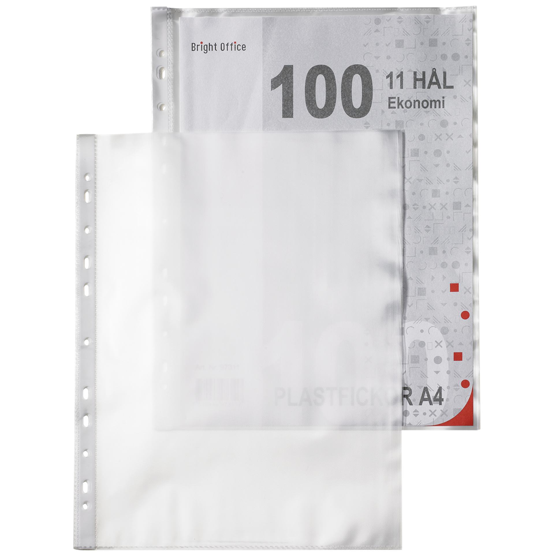 Plastlommer, 100 stk