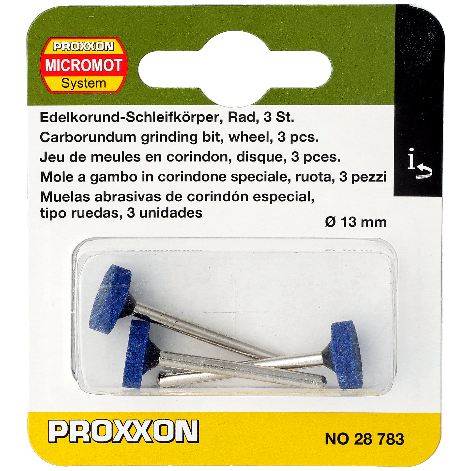 Proxxon slipstift karbid 3-p