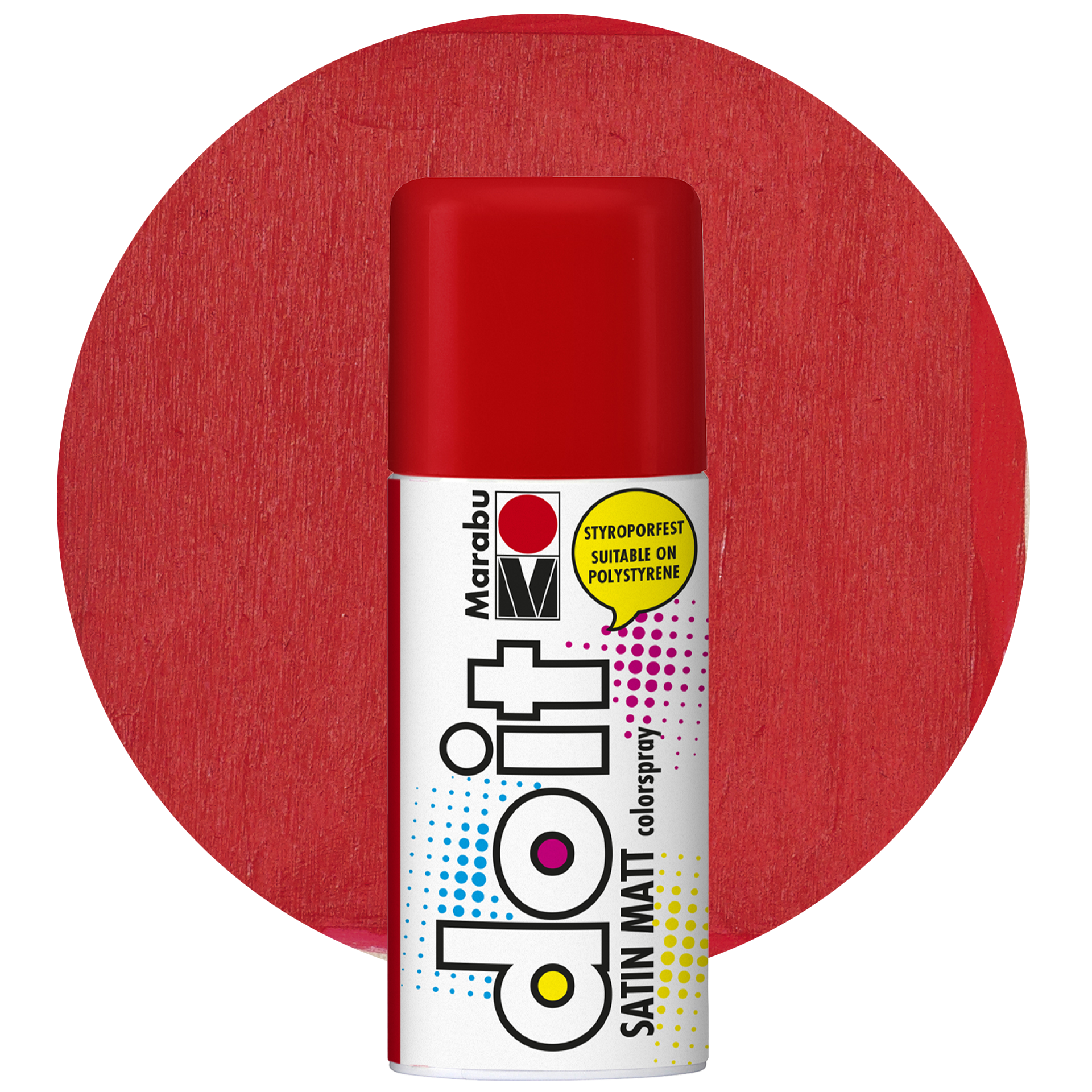 Sprayfärg, körsbärsröd