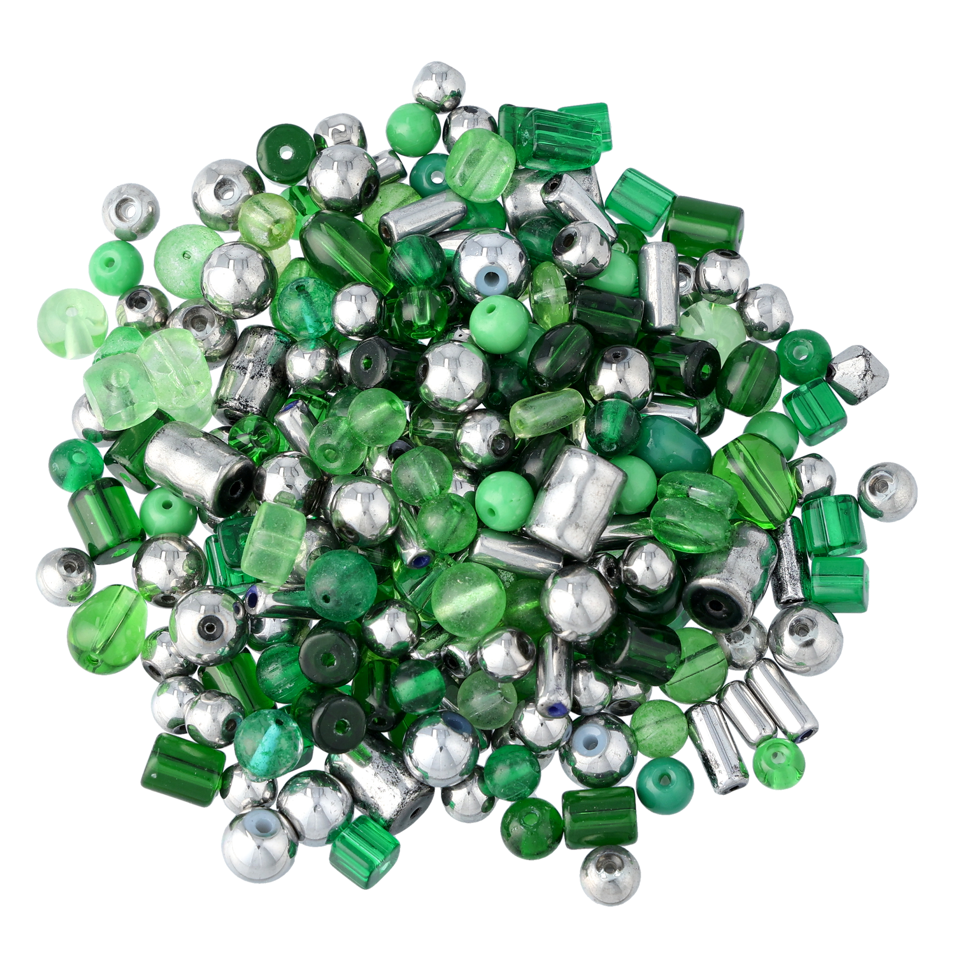 Pärlmix Metal, grön