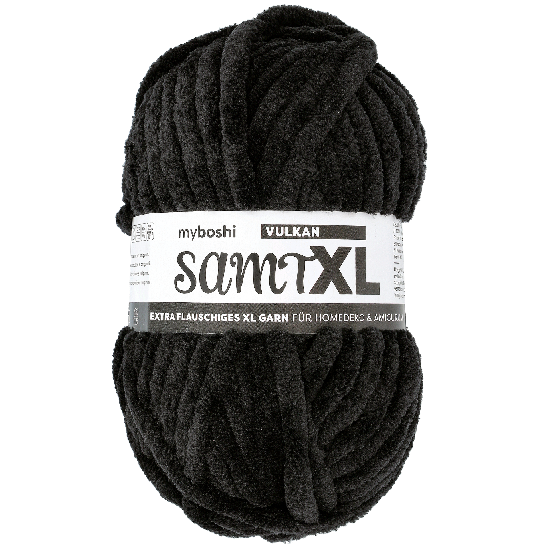 MyBoshi SAMT XL fløyelsgarn, lavagrå