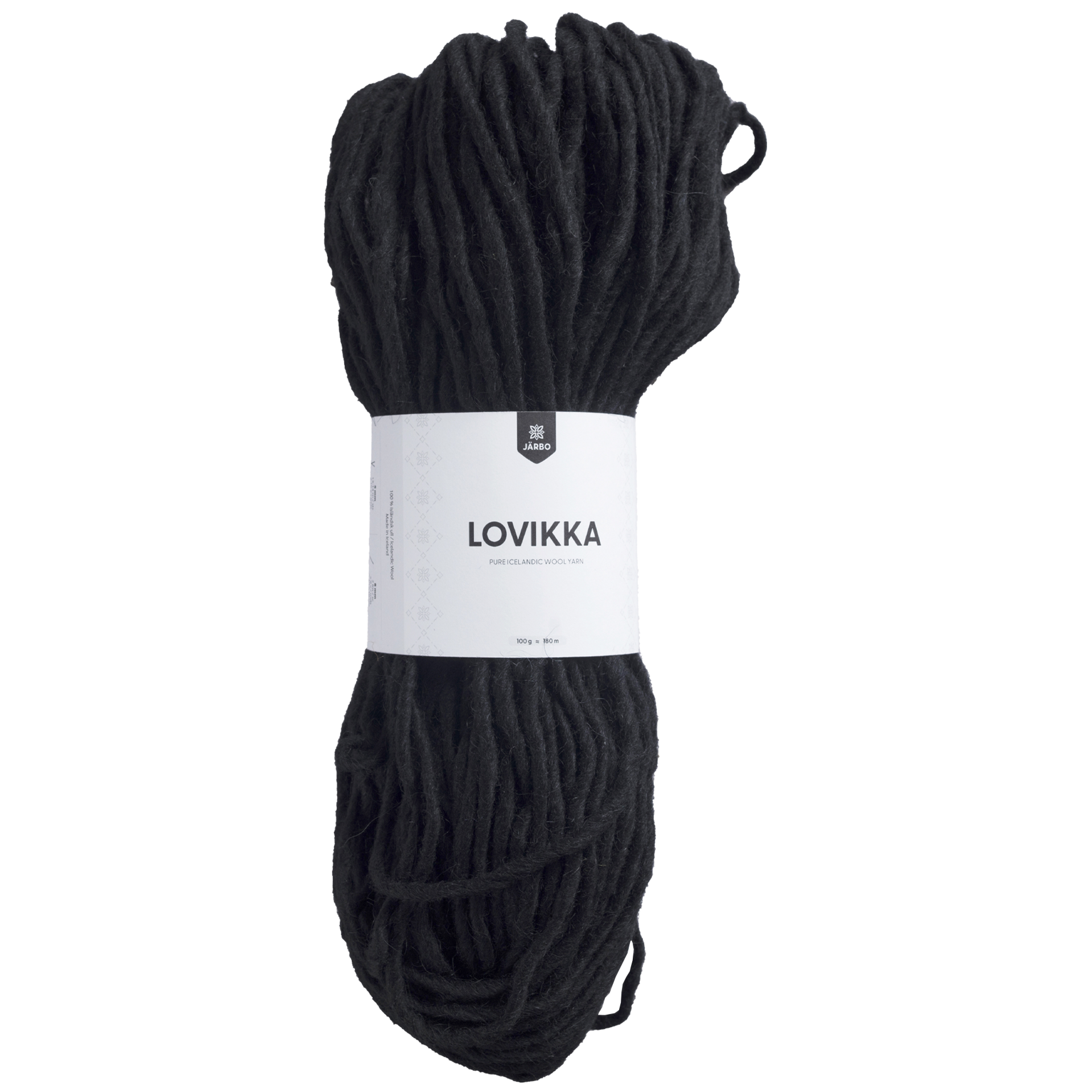 Järbo Lovikka, villalanka, musta