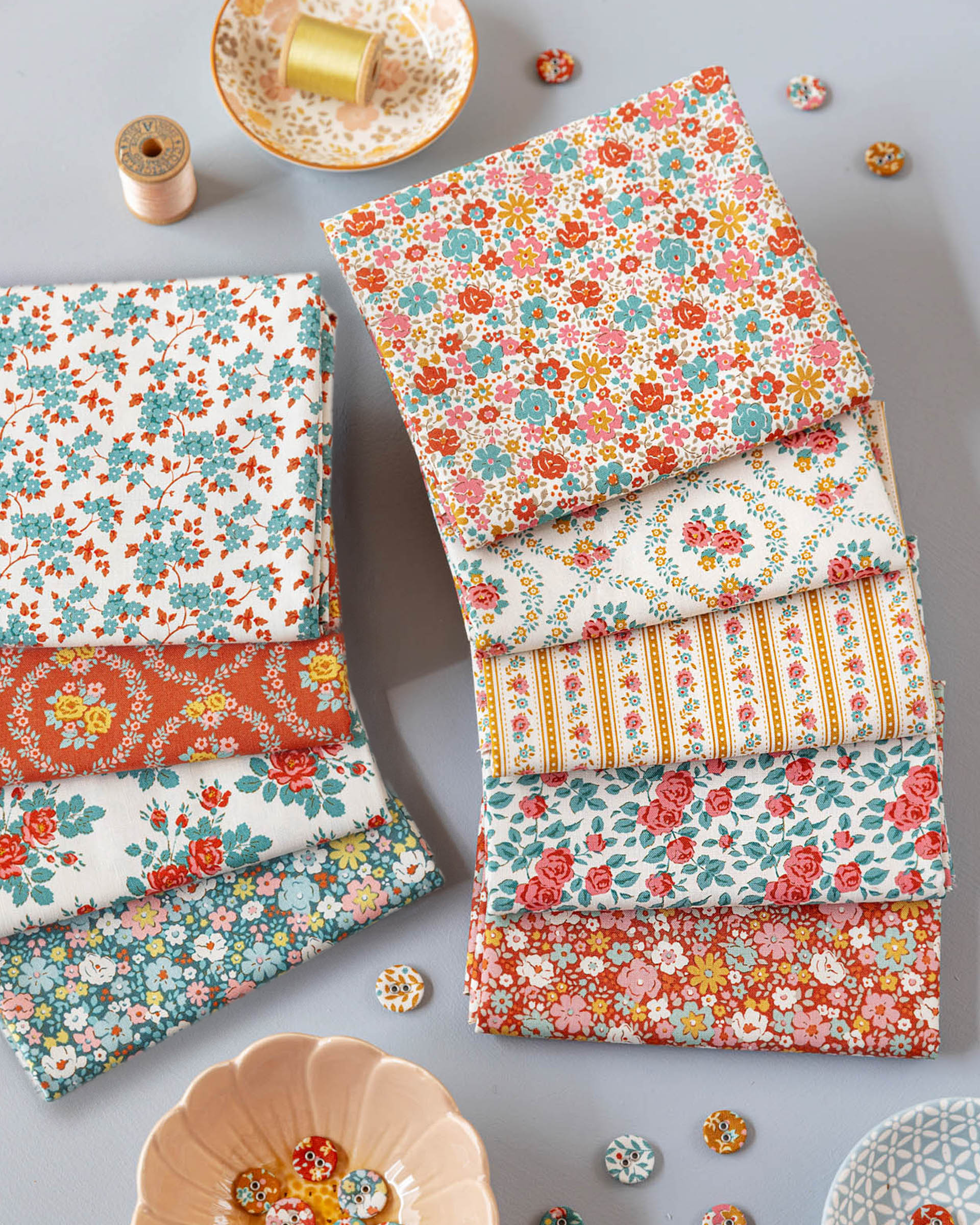 Tilda Fat Quarter, rust