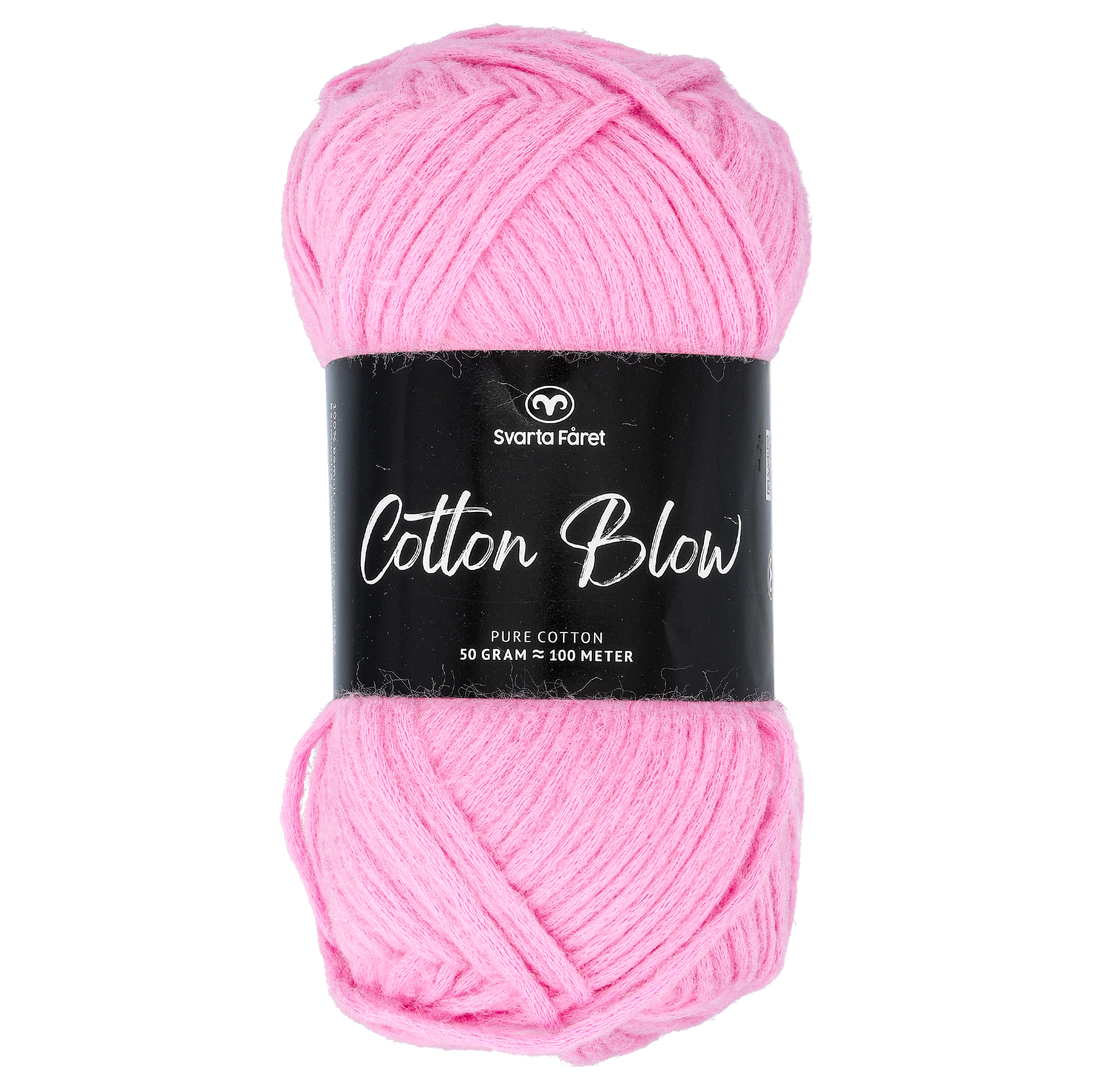 Cotton blow puuvillalanka, in the pink