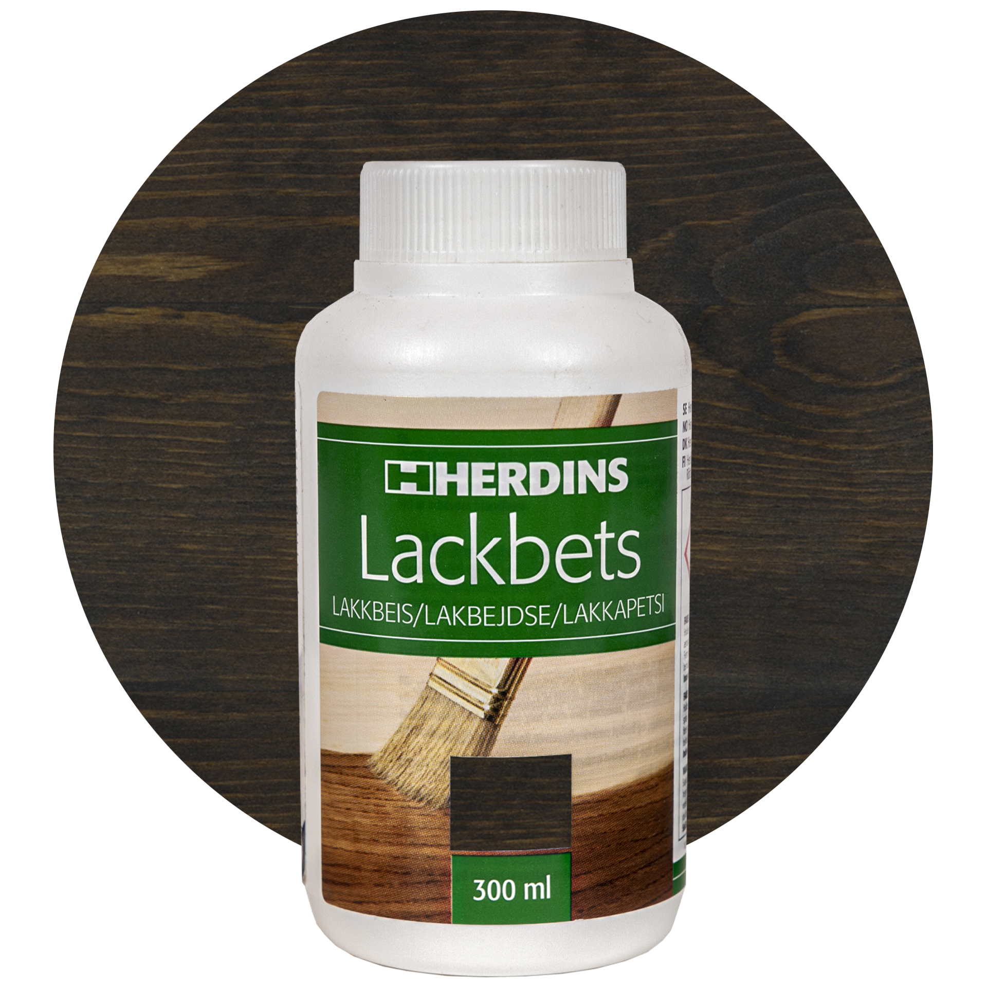 Herdins Lakkbeis, mørk brun