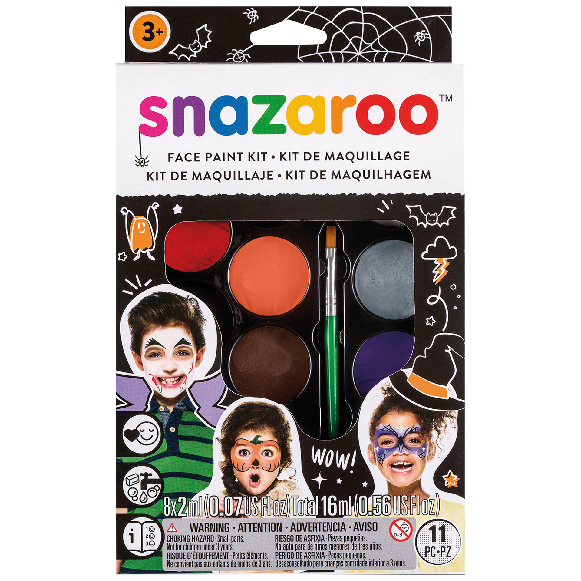 Kasvovärit, Halloween