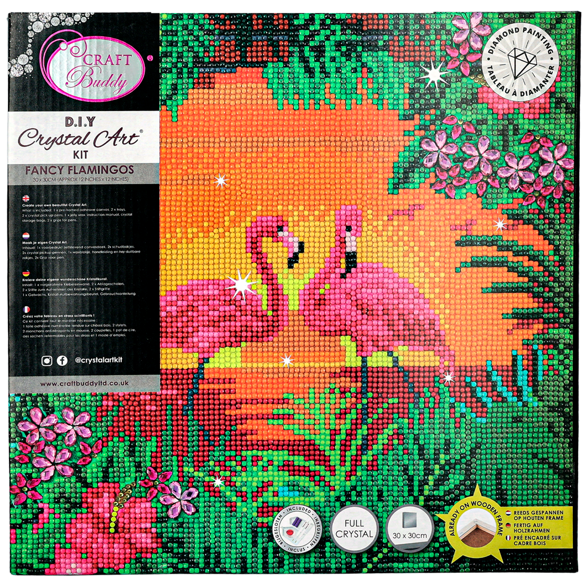 Diamond Painting Kits Canvas Fancy Flamingoes
