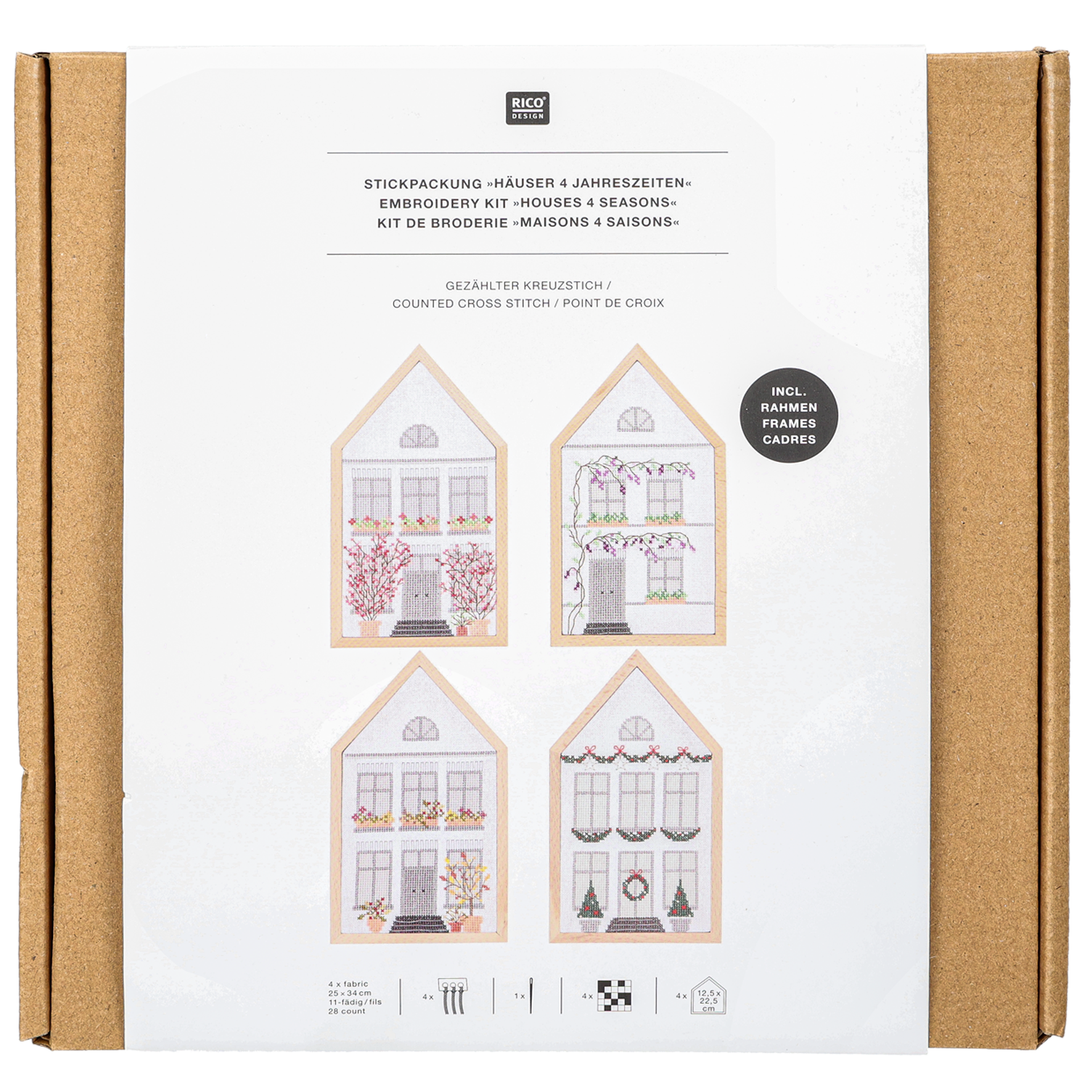 Broderisett hus årstider