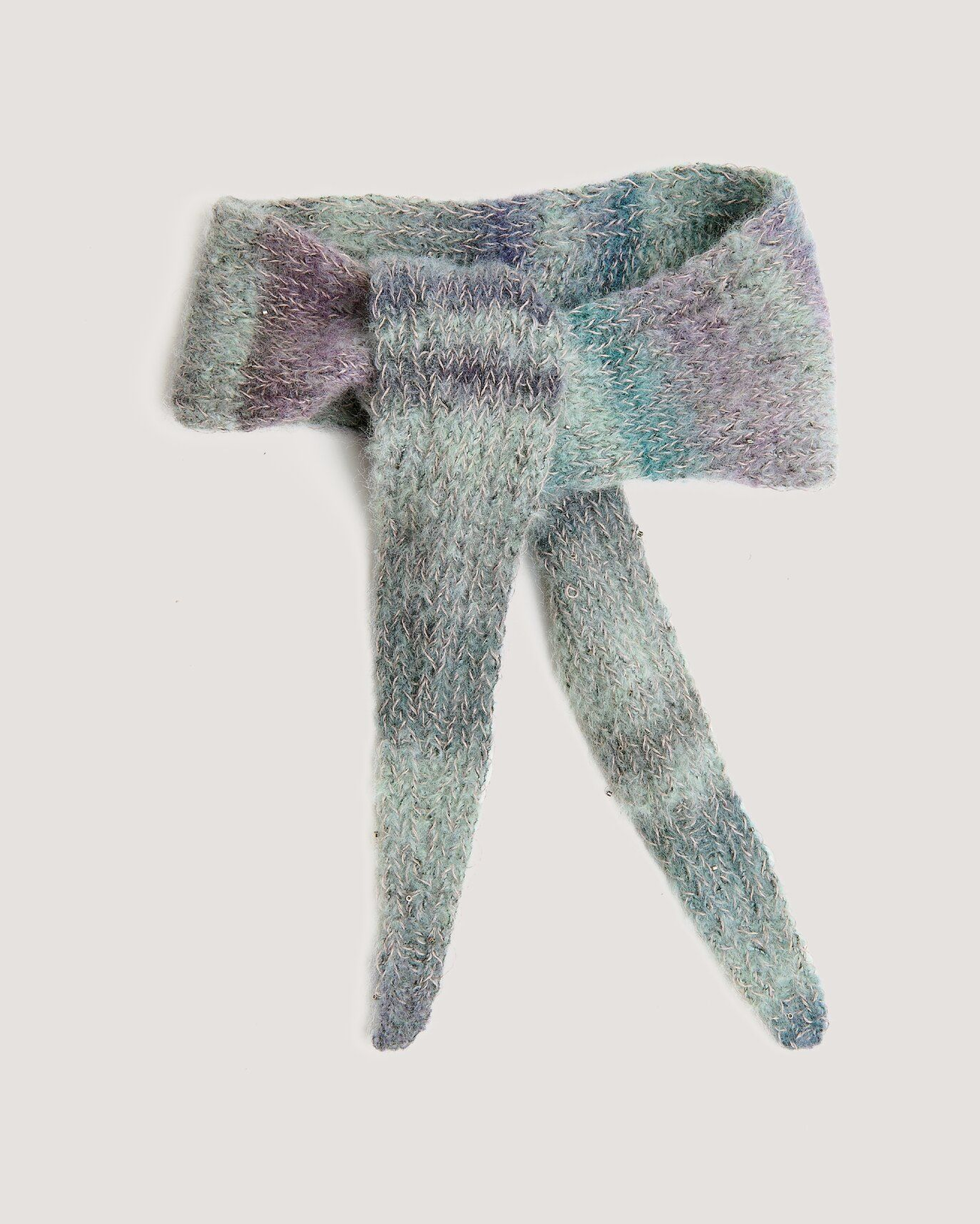 Fashion wool alpaca landscape, Deep sea