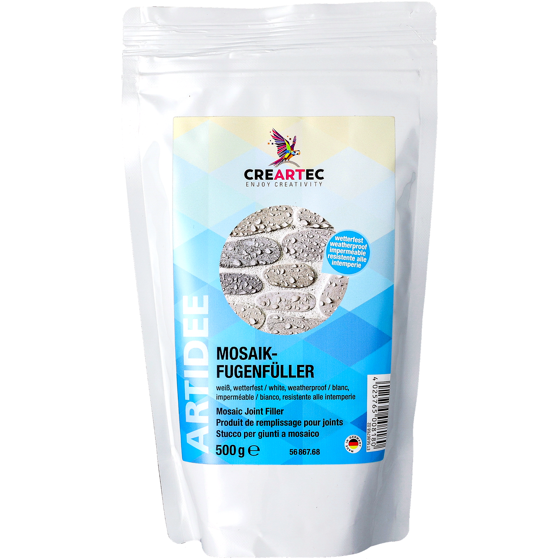 Saumausmassa mosaiikille ulkokäyttöön